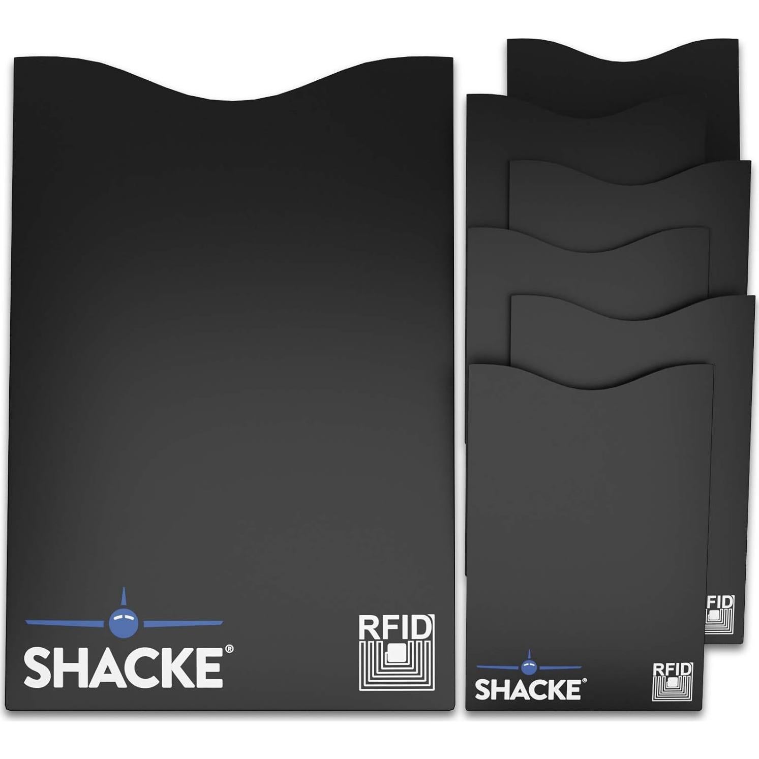 Billetera de viaje oculta Shacke con bloqueador RFID 12.7x18.8cm