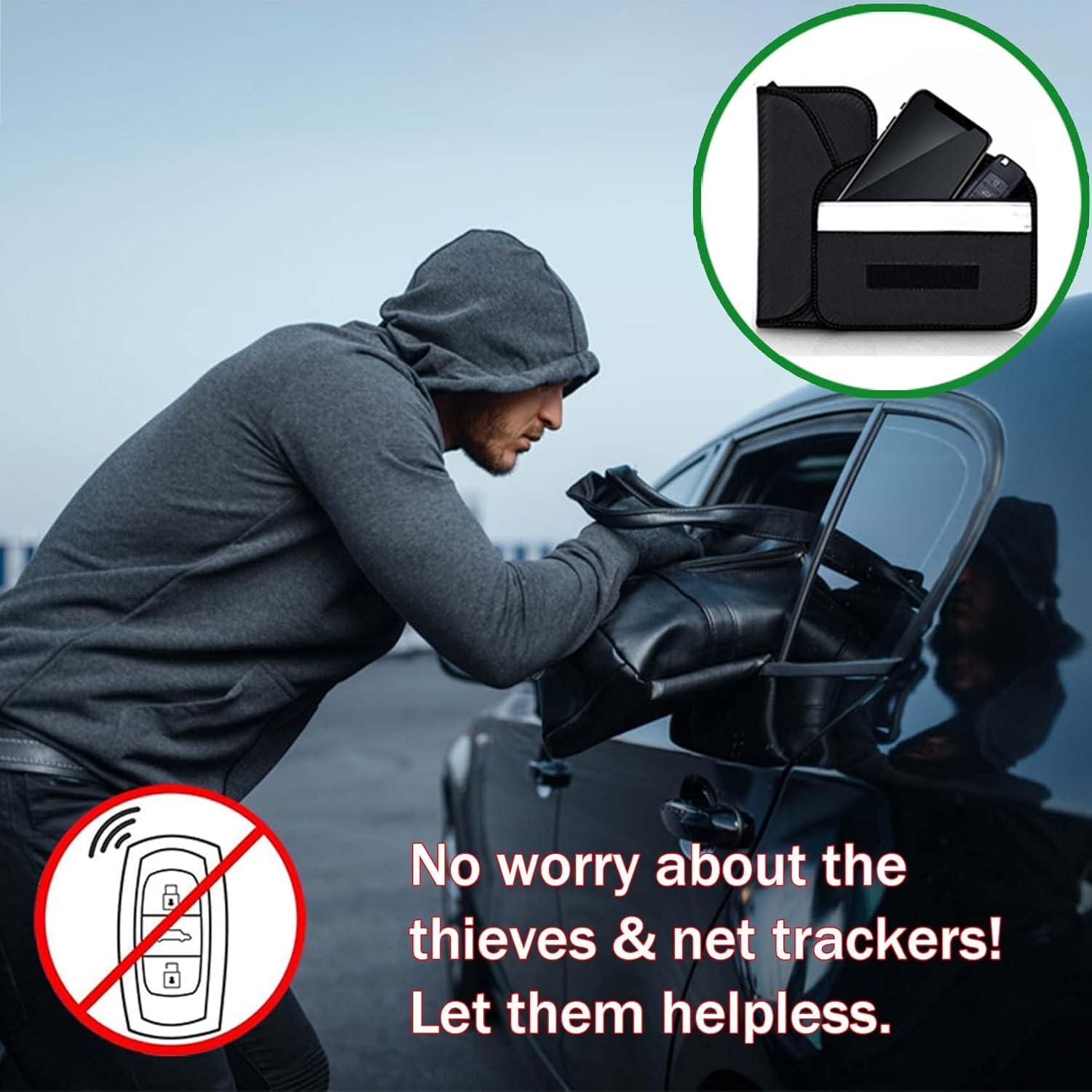 Bolsa Faraday ONEVER para Teléfono y Llave FOB - Protección RFID