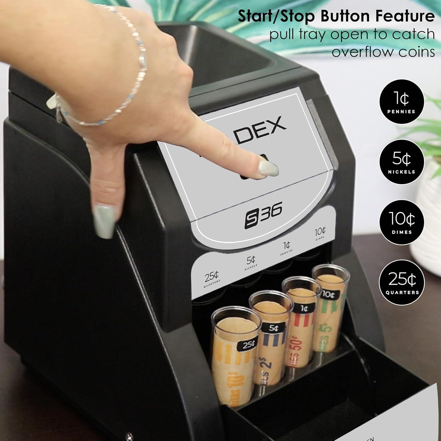 Clasificador de Monedas Automático Nadex 36SE - 200 monedas/min