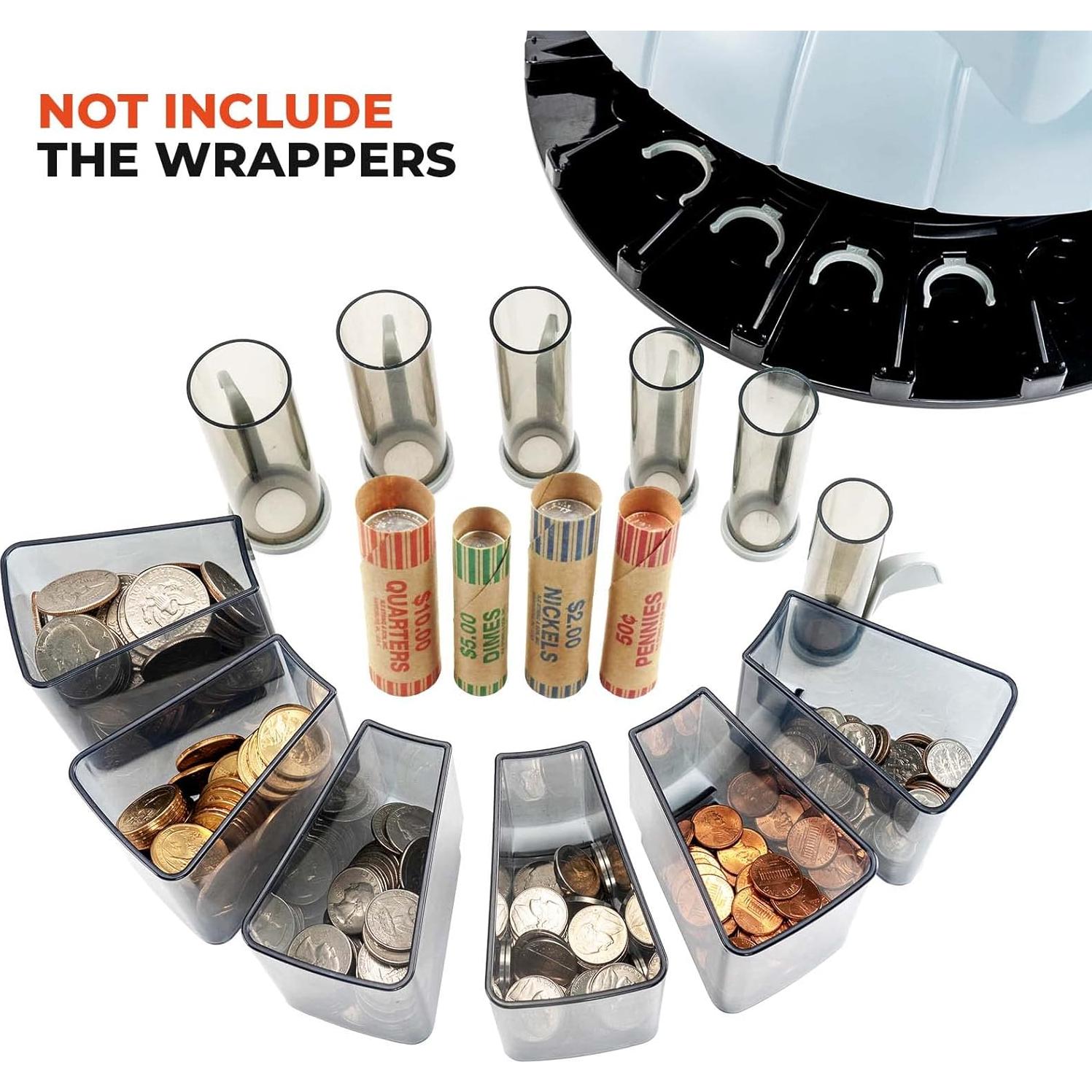 MUNBYN IMC10 Máquina Contadora de Monedas 250 monedas/min