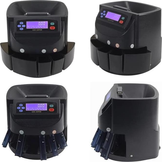 Contador de Monedas Profesional Genérica XD-9005, Negro