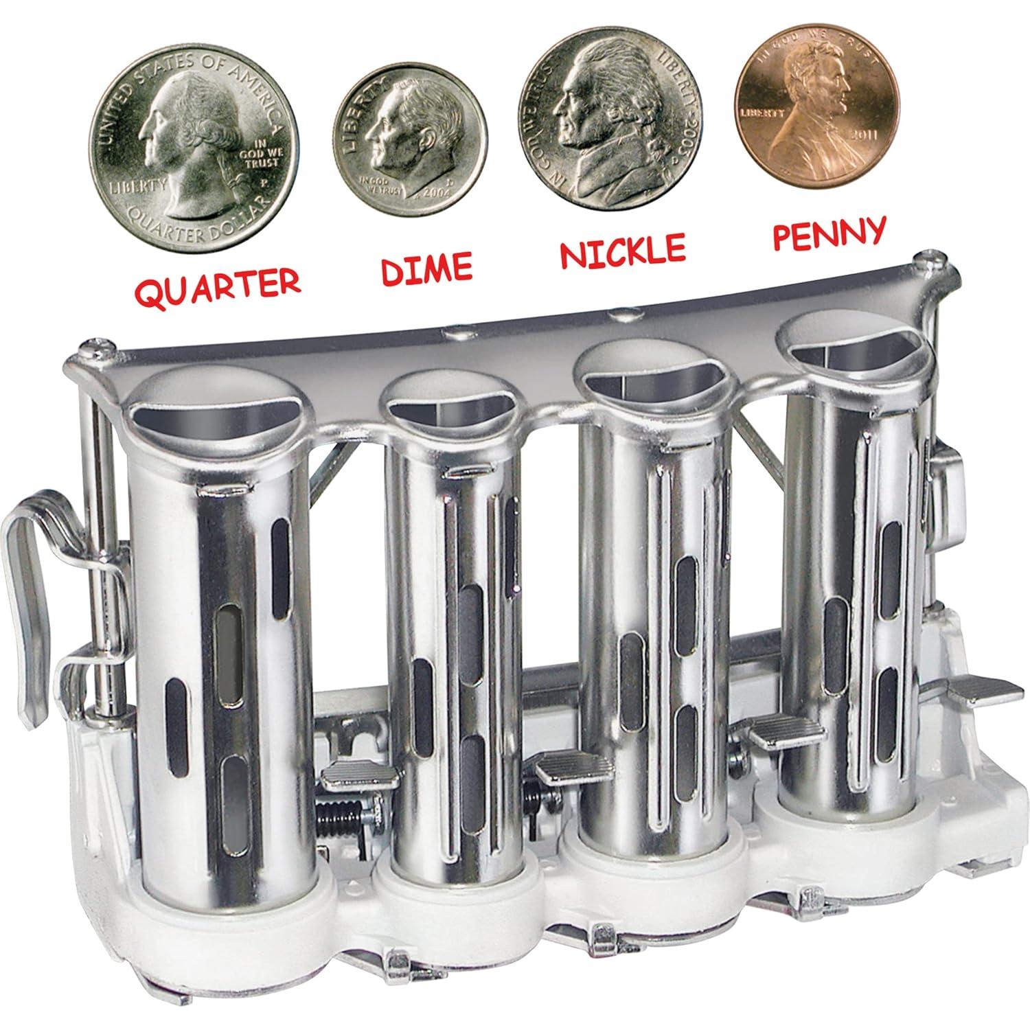 Cambiador de Dinero McGill 4 Barriles Acero Cromado