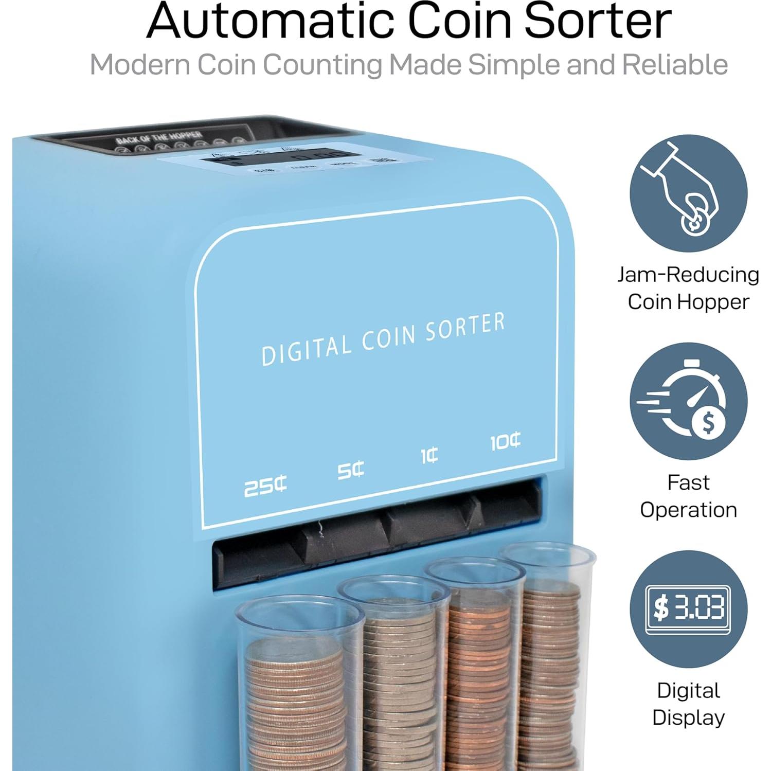 Contador y Clasificador de Monedas Automático Nuevo Estilo