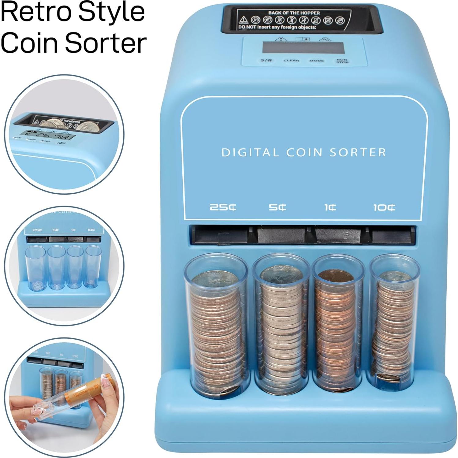 Contador y Clasificador de Monedas Automático Nuevo Estilo