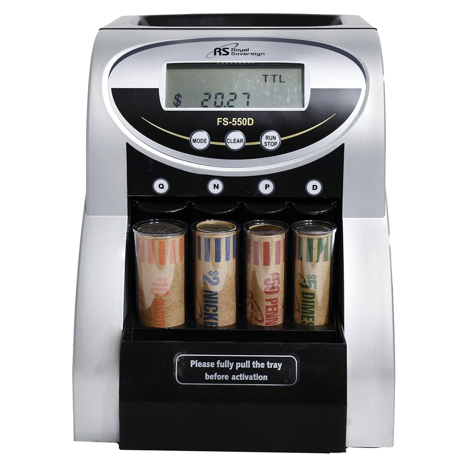Contador Clasificador de Monedas Eléctrico Royal Sovereign FS-550D