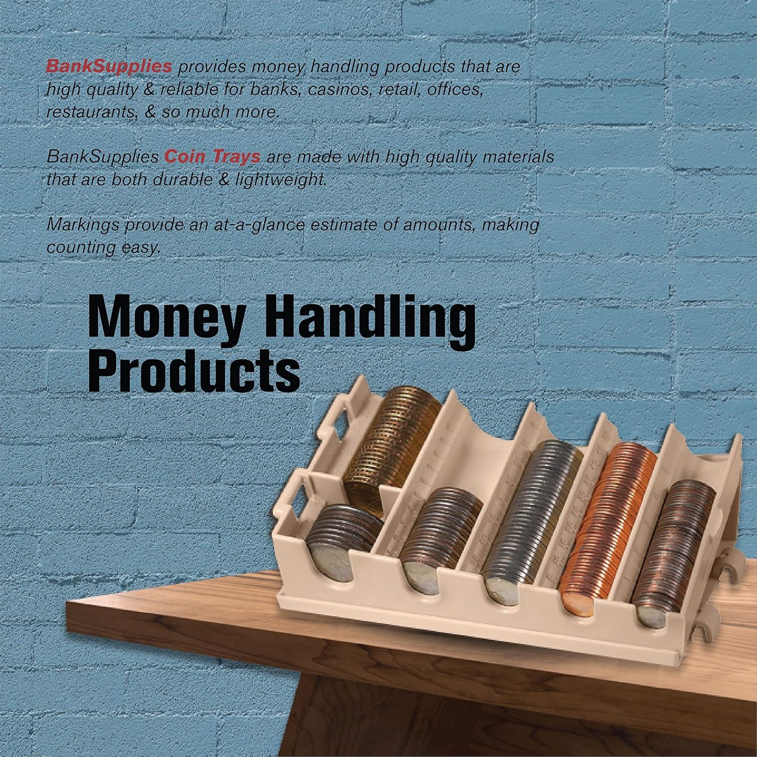 Caja de Almacenamiento de Monedas Clamshell BankSupplies - Portátil y Duradera