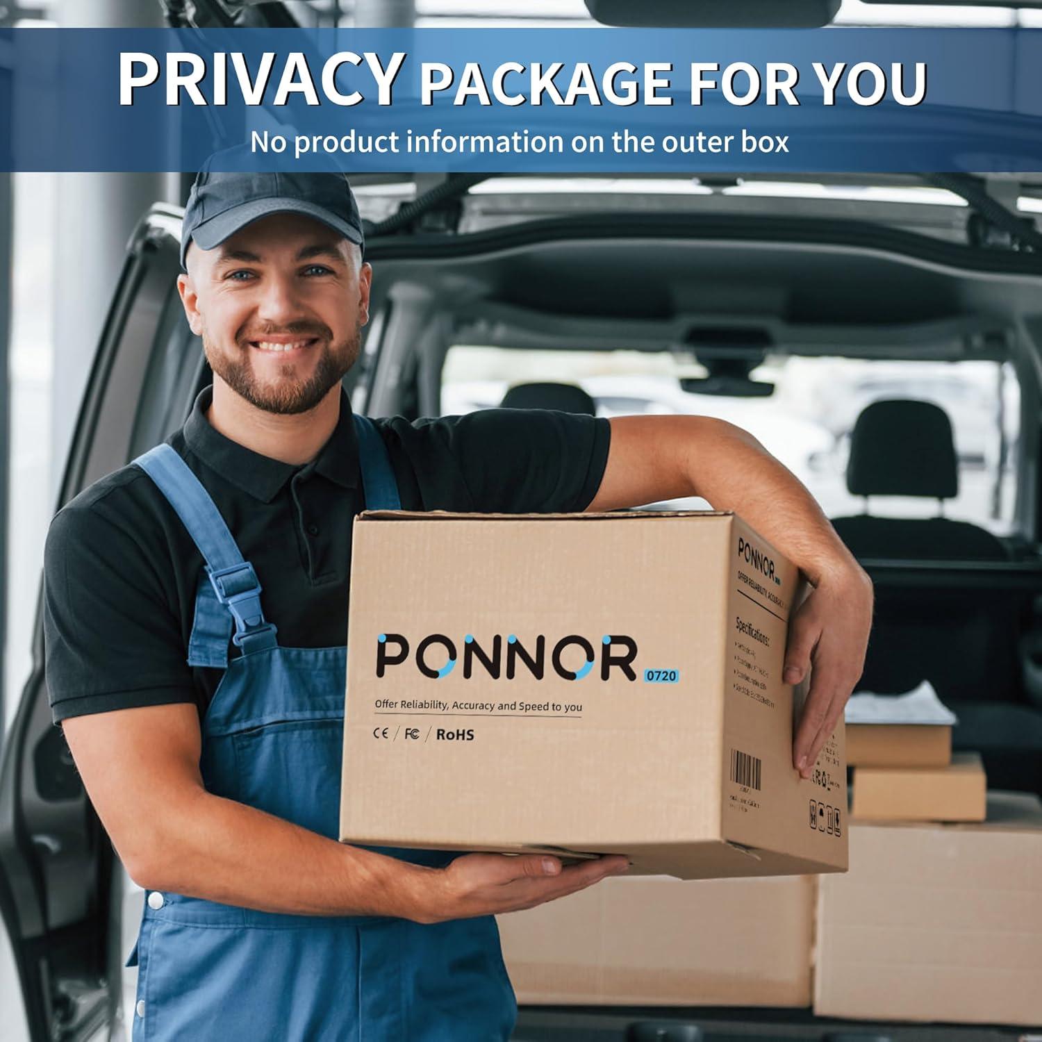 Contadora de Dinero PONNOR US0720-N con Detección de Billetes Falsos