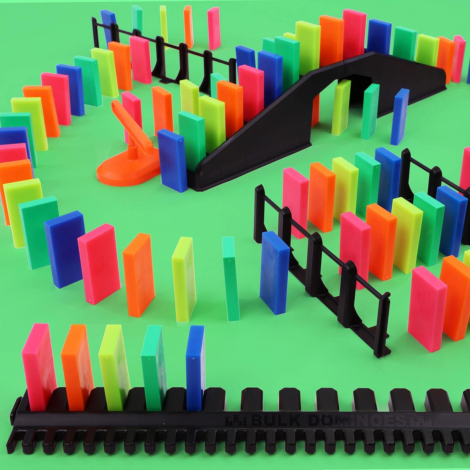 Kit de Dominó Básico Neón Bulk Dominoes - 100 Piezas