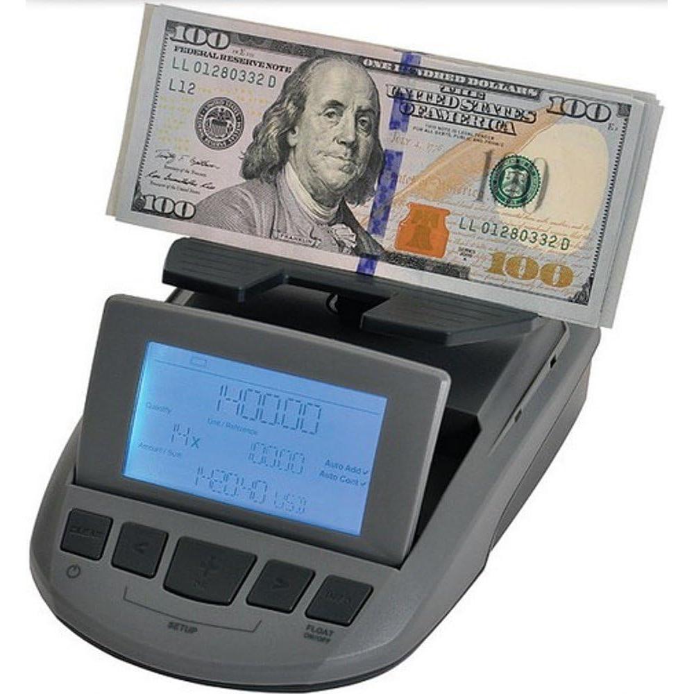Contador de Billetes y Monedas Cassida Till Tally, Negro