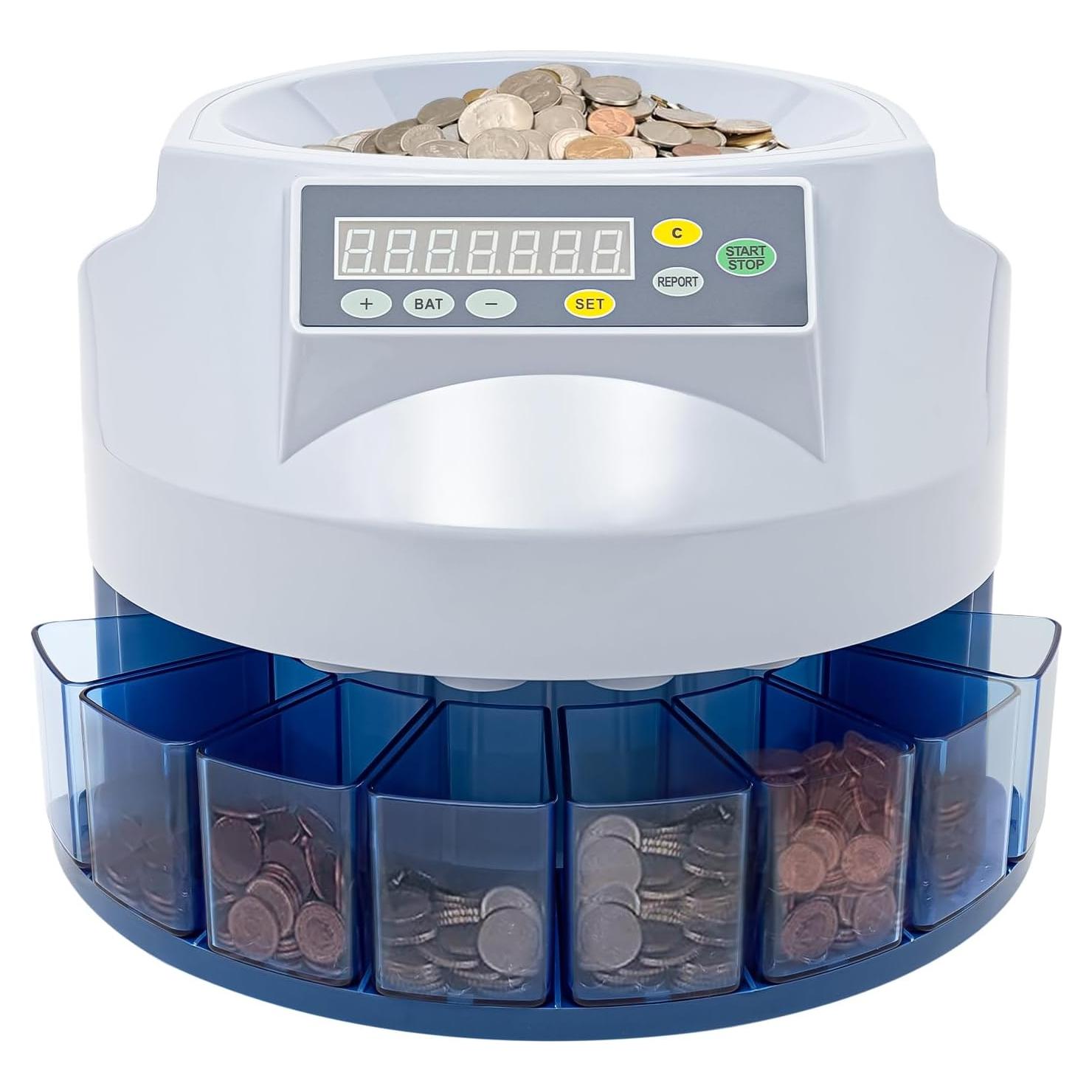 Clasificador de Monedas Automático LyeXD 330 Unidades/min 110V