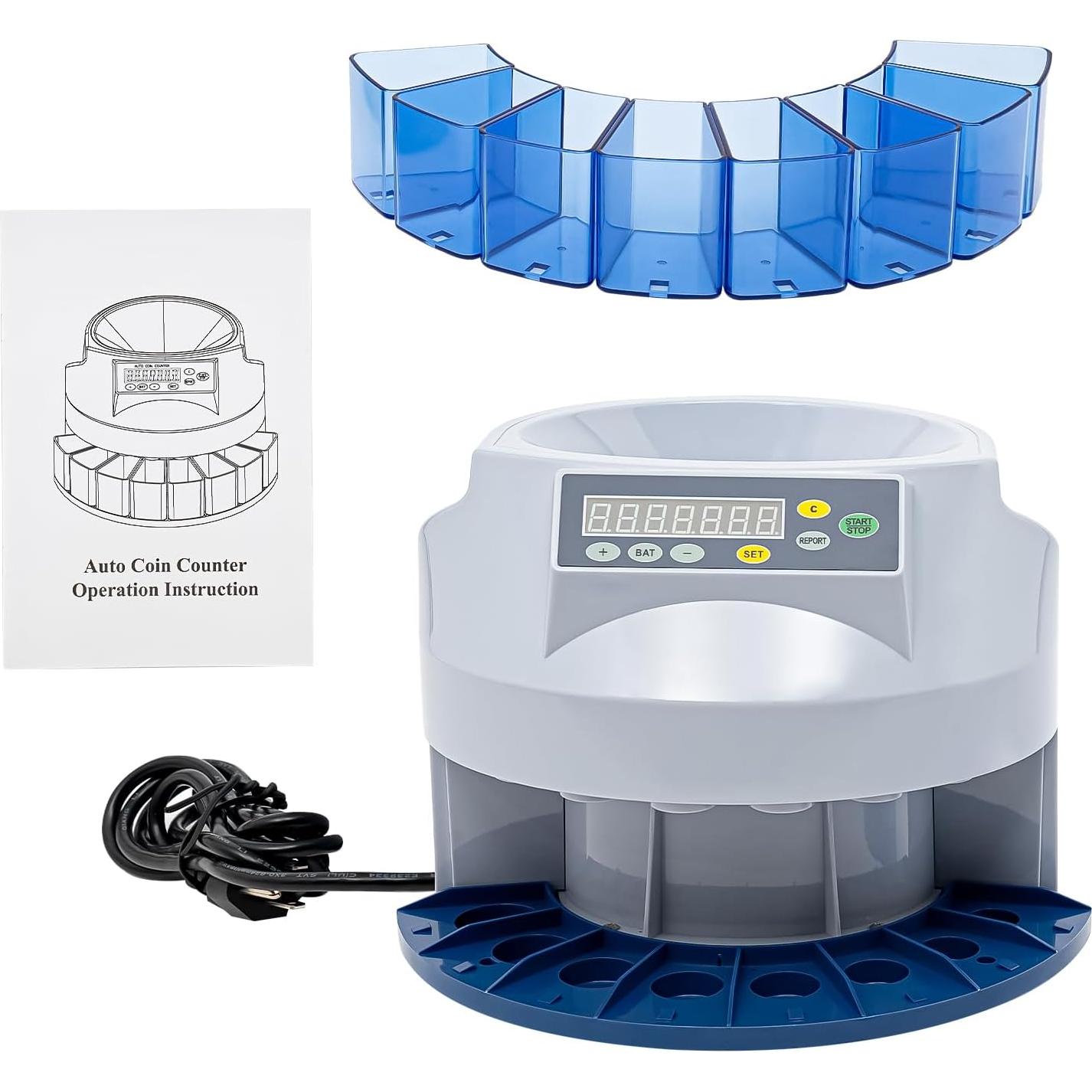 Clasificador de Monedas Automático LyeXD 330 Unidades/min 110V