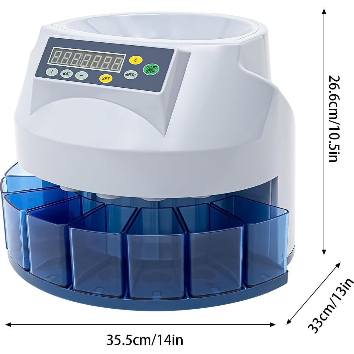 Clasificador de Monedas Automático LyeXD 330 Unidades/min 110V