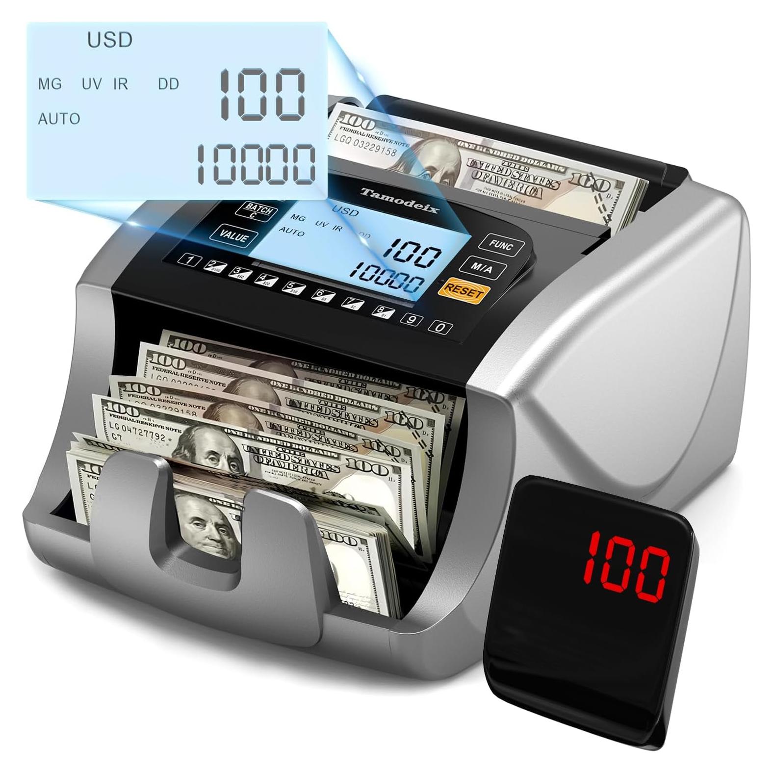 Contador de Dinero Tamodeix QX-1000 con Pantalla LCD