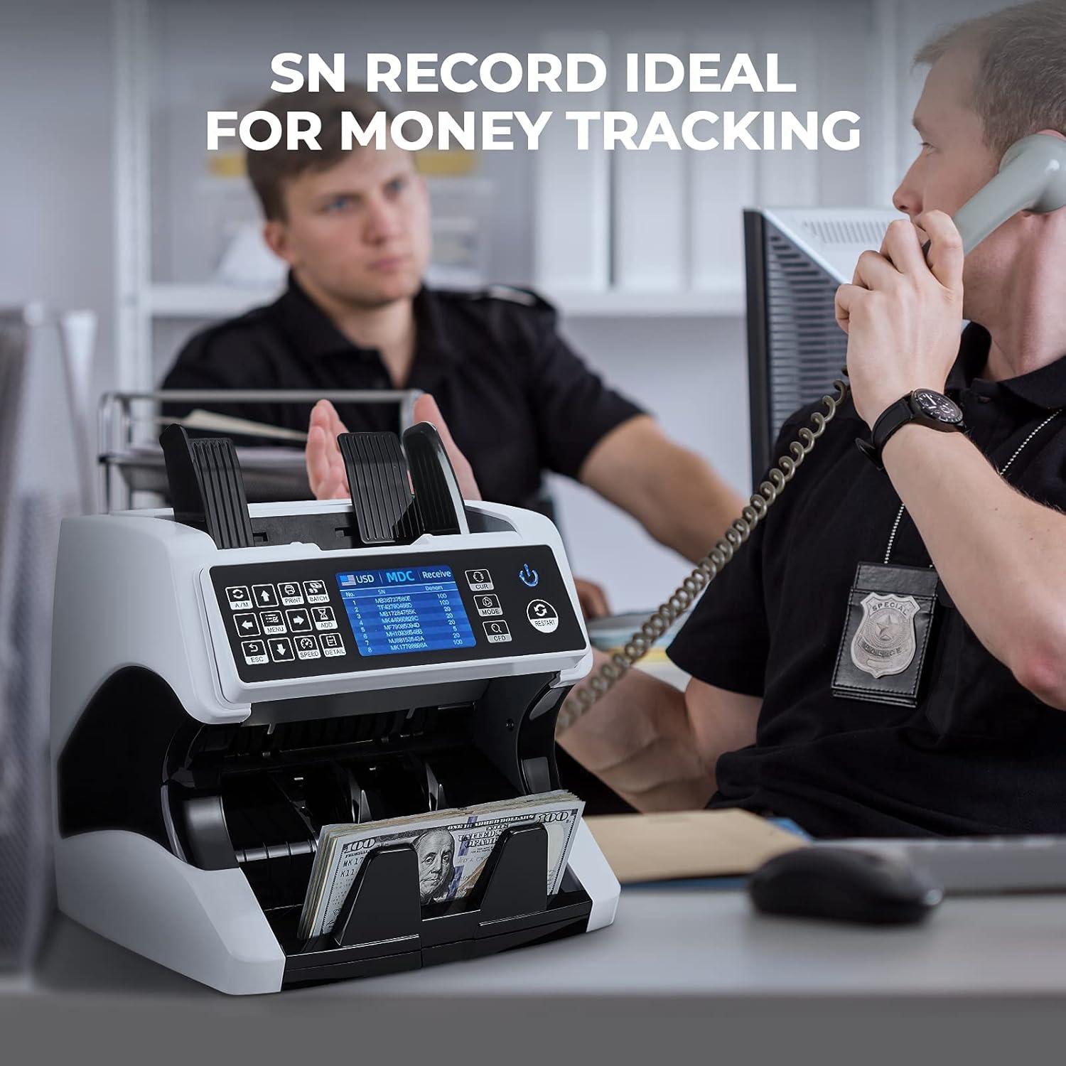 MUNBYN IMC01 Contadora de Dinero Grado Bancario 8.17 kg