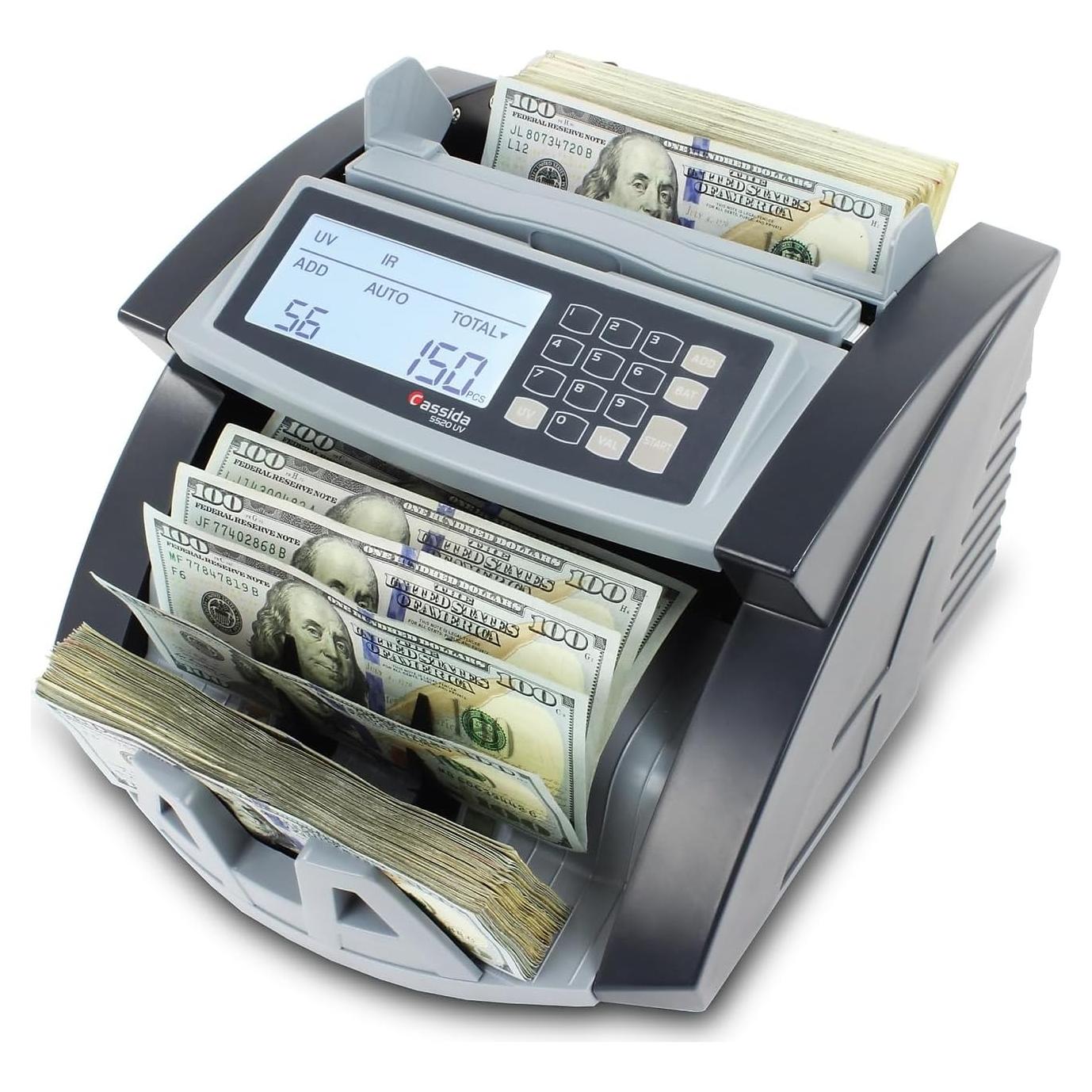 Contador de Dinero Cassida 5520 UV - Detección de Falsificaciones