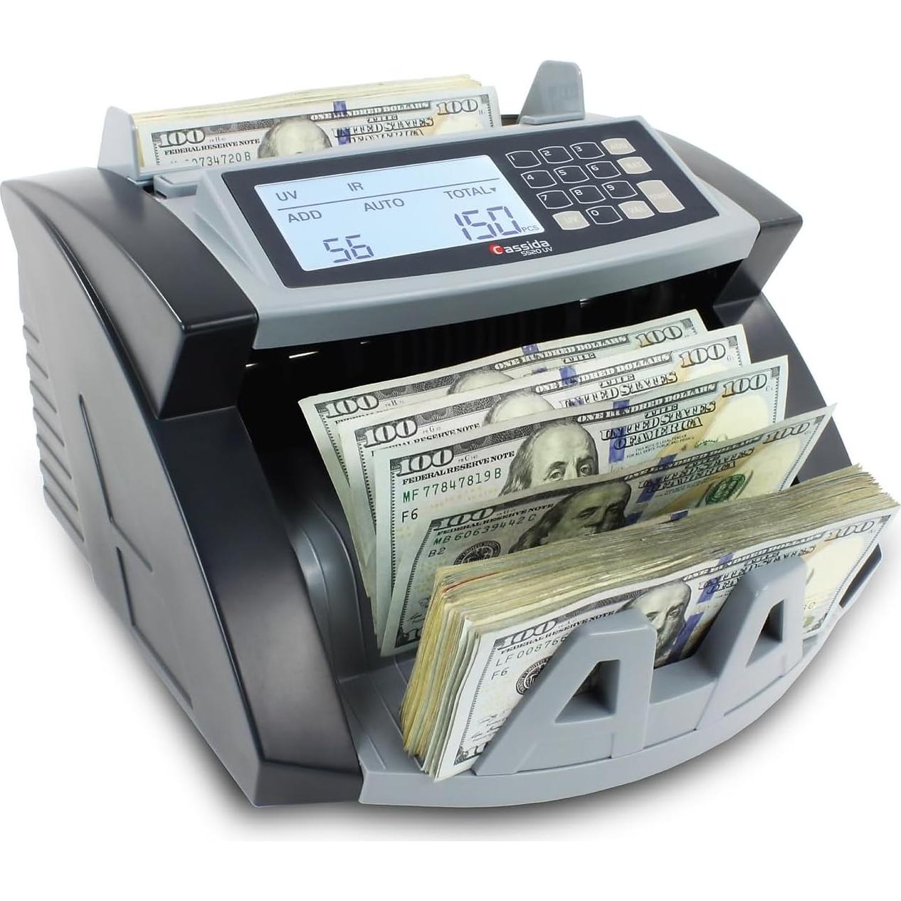 Contador de Dinero Cassida 5520 UV - Detección de Falsificaciones