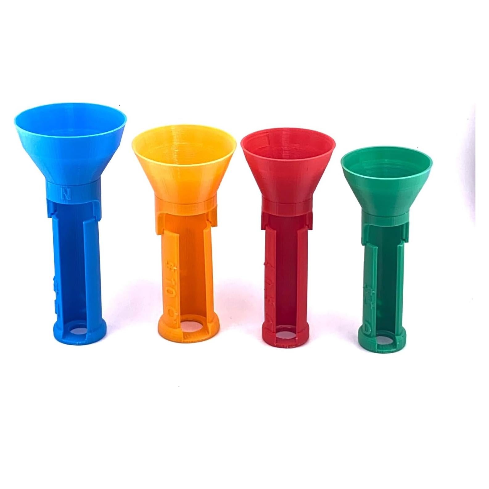 Juego de 4 Clasificadores de Monedas ZouEco con Embudo