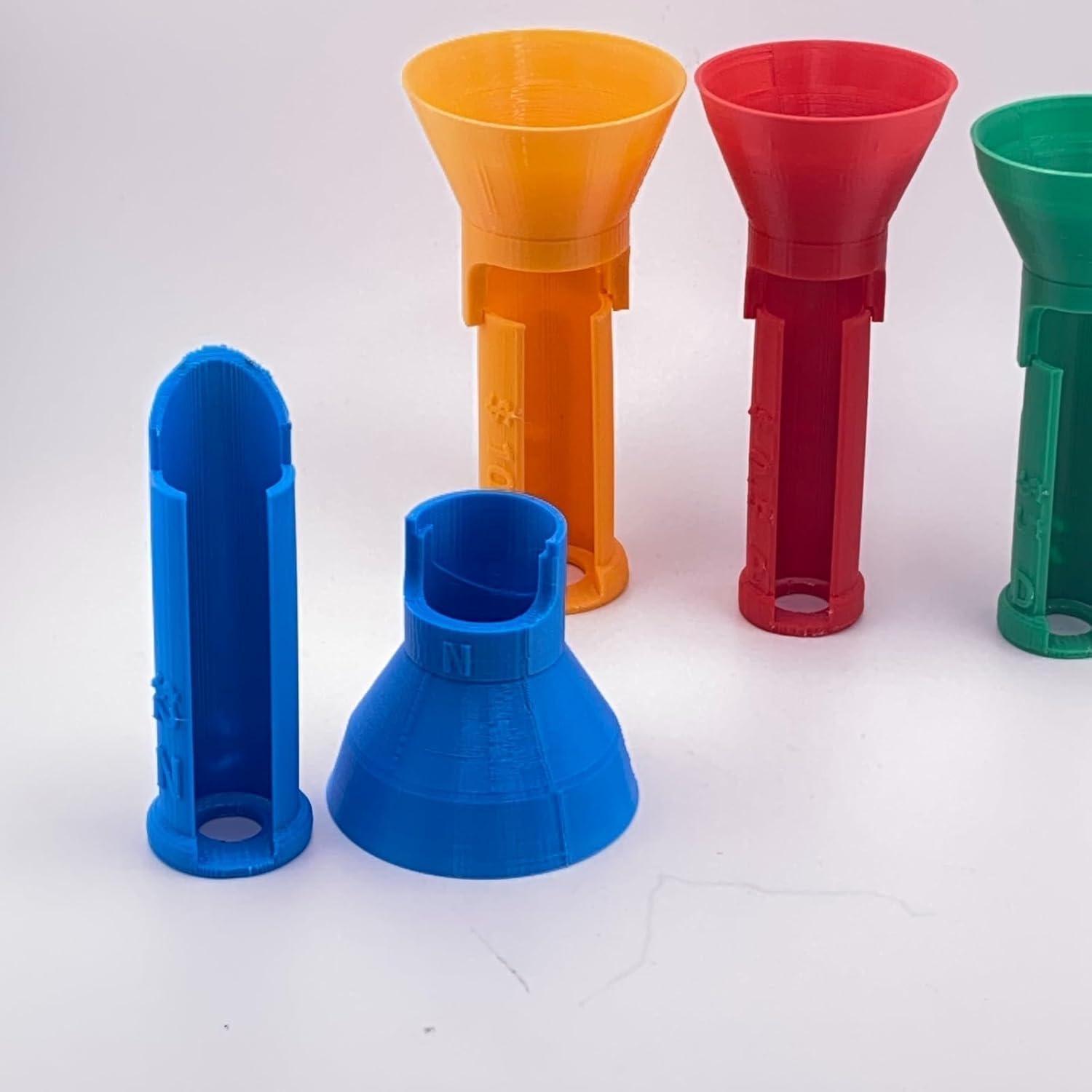 Juego de 4 Clasificadores de Monedas ZouEco con Embudo