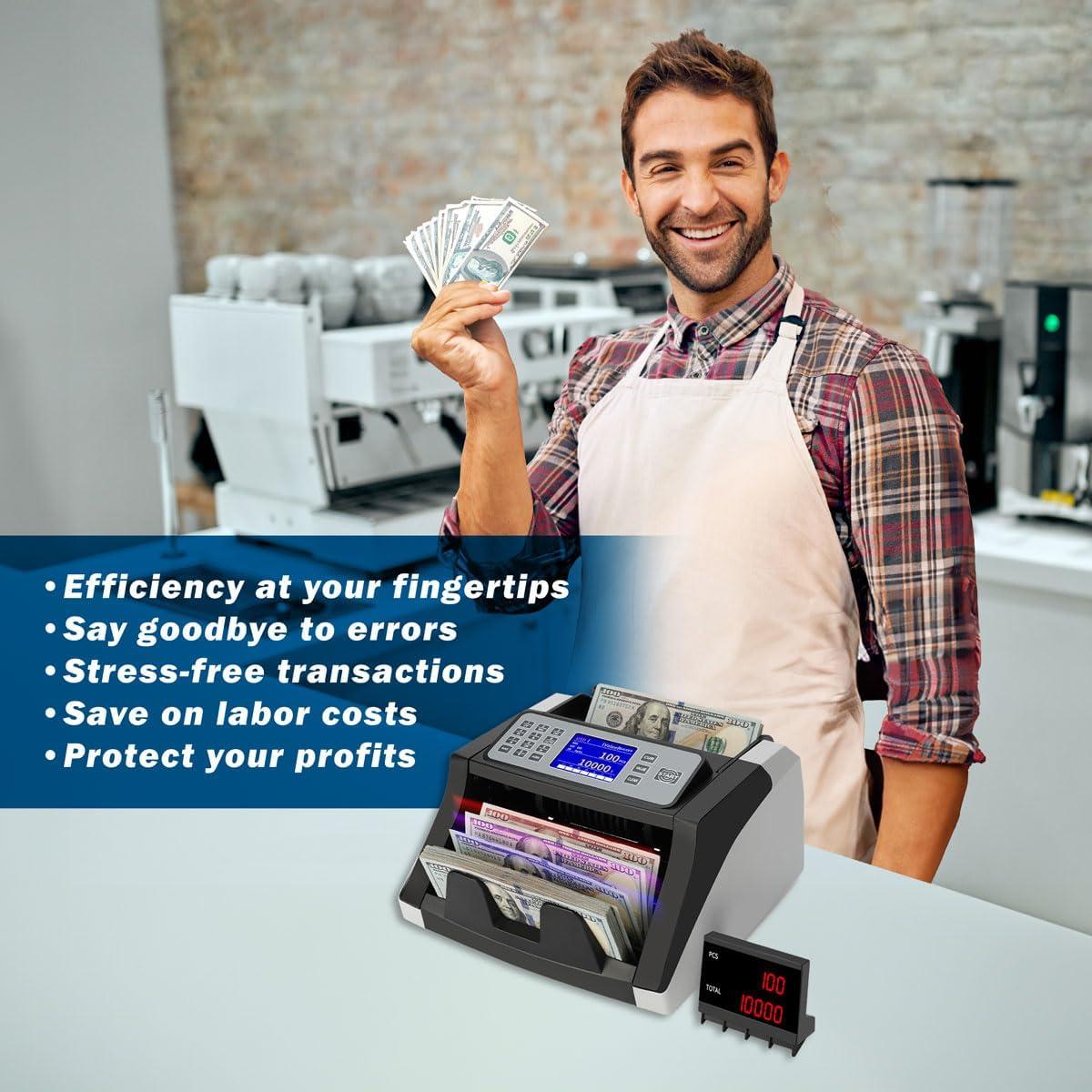 Contadora de Dinero BillMaster BM 6520 - Detección de Billetes Falsos