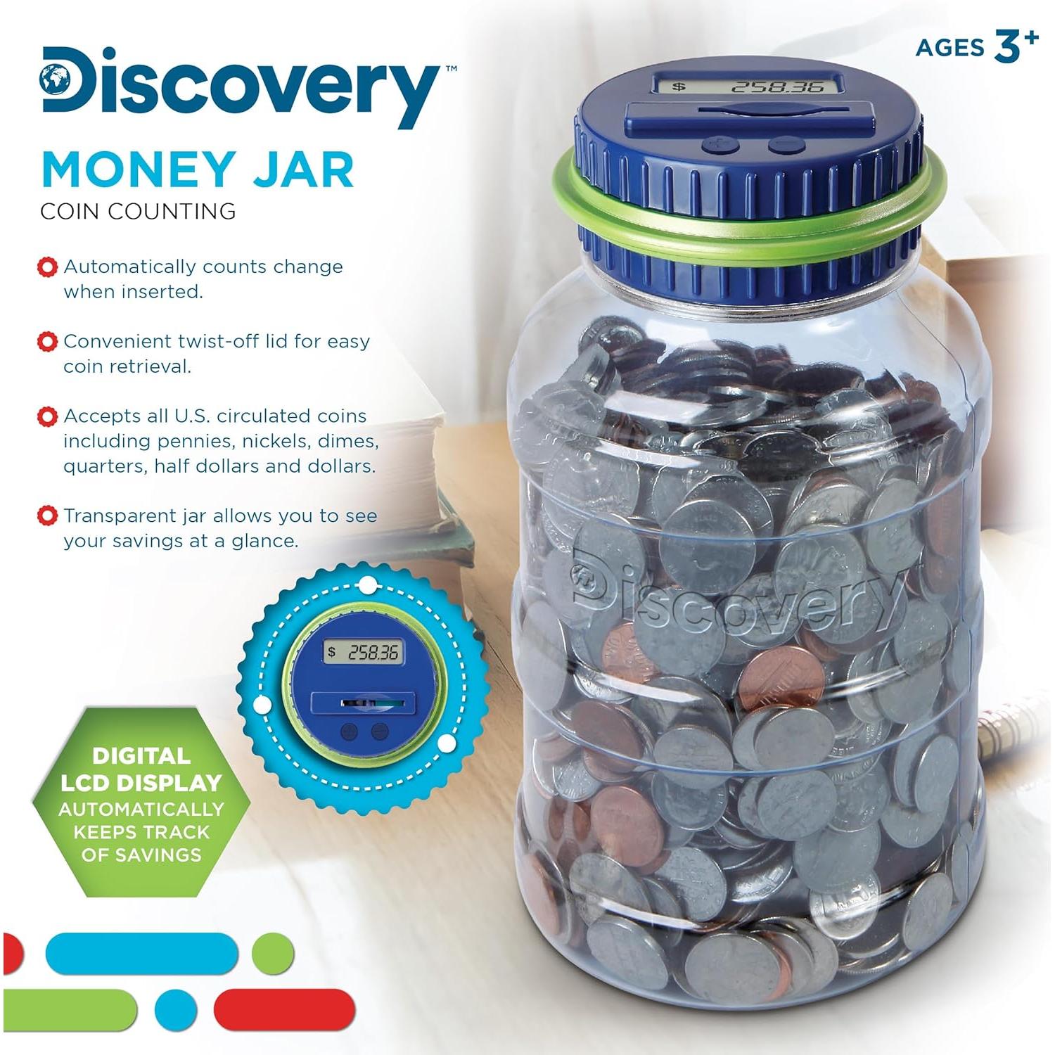 Hucha Digital de Contabilidad Discovery Kids Azul - Educativa