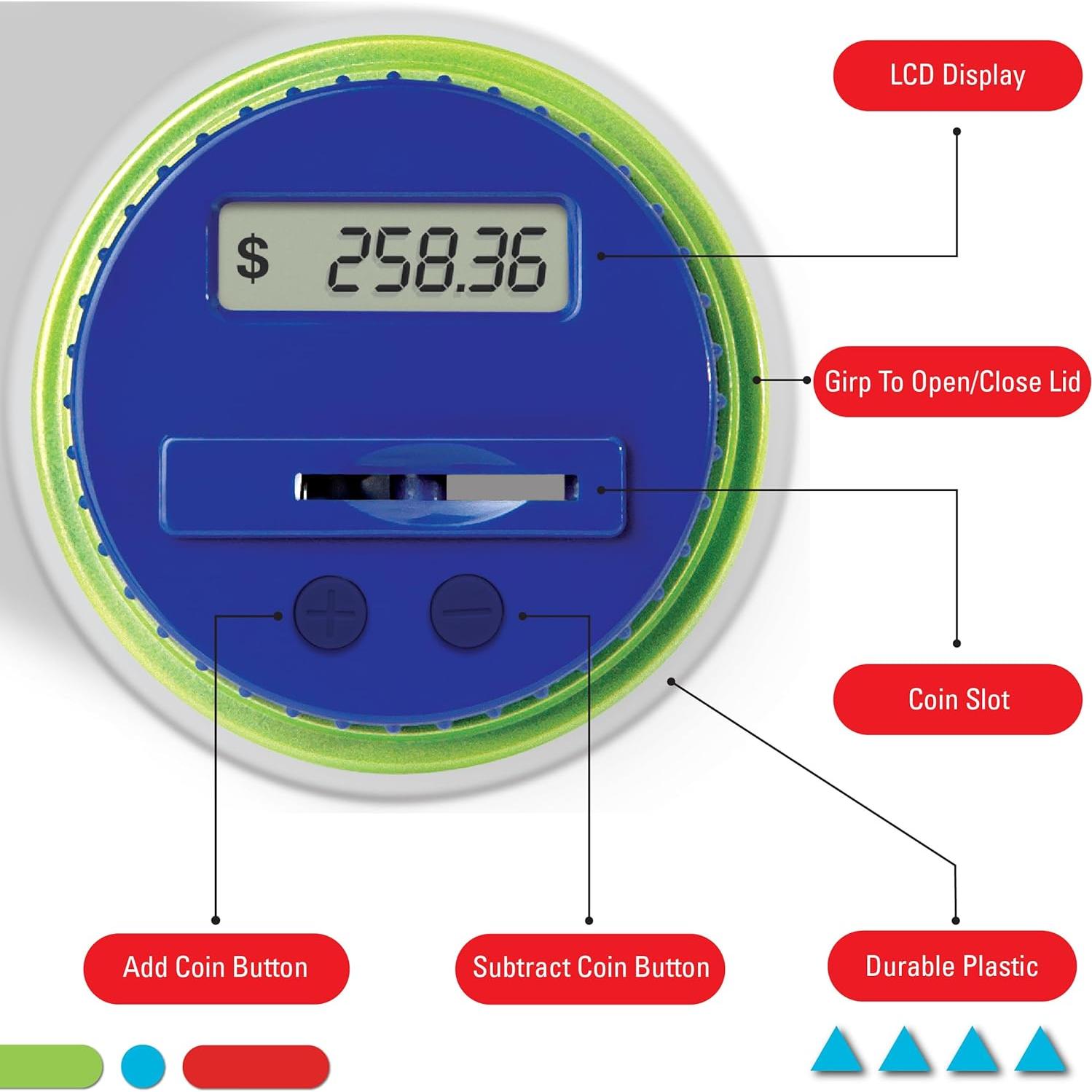 Hucha Digital de Contabilidad Discovery Kids Azul - Educativa