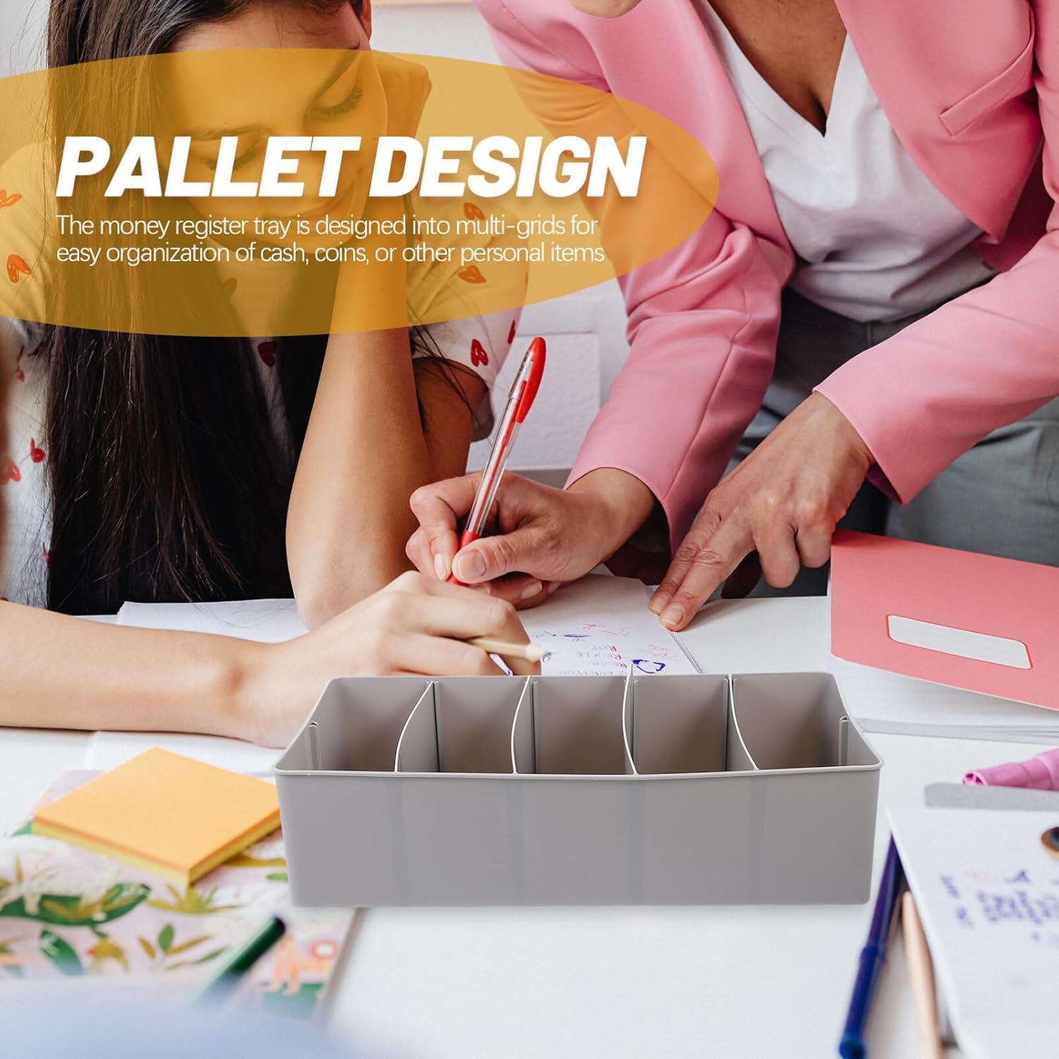 Soporte de Escritorio Organizador de Dinero MAGICLULU 5 Compartimentos