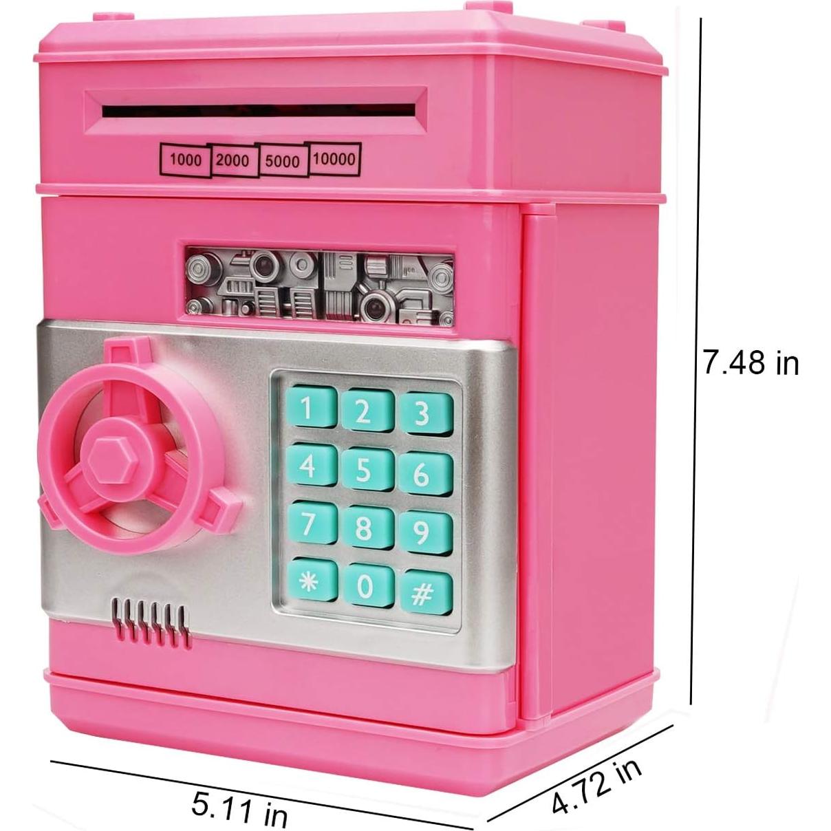Banco Electrónico de Ahorros Adevena Rosa Mini ATM 0.54 kg