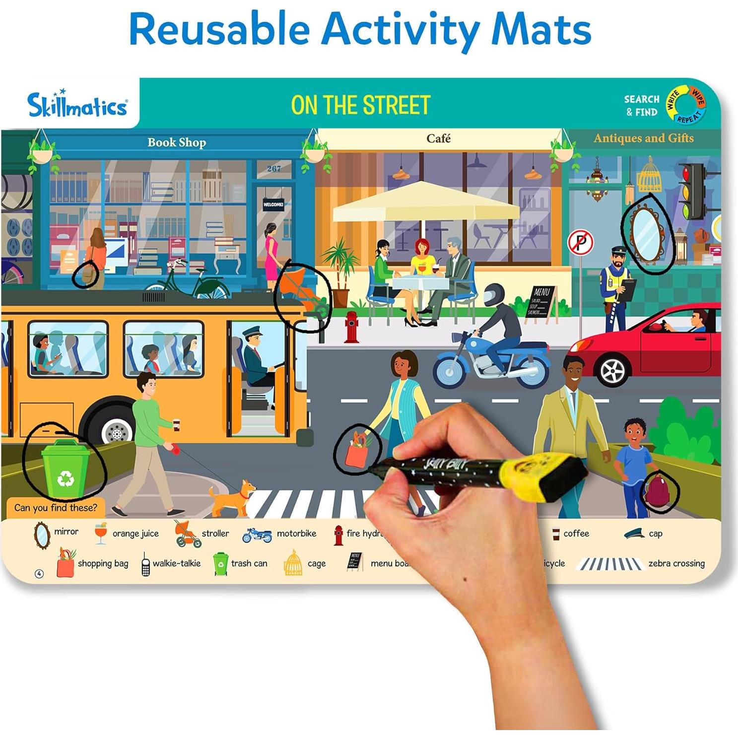 Skillmatics Búsqueda y Encuentra Megapack Juego Educativo 0.5 kg