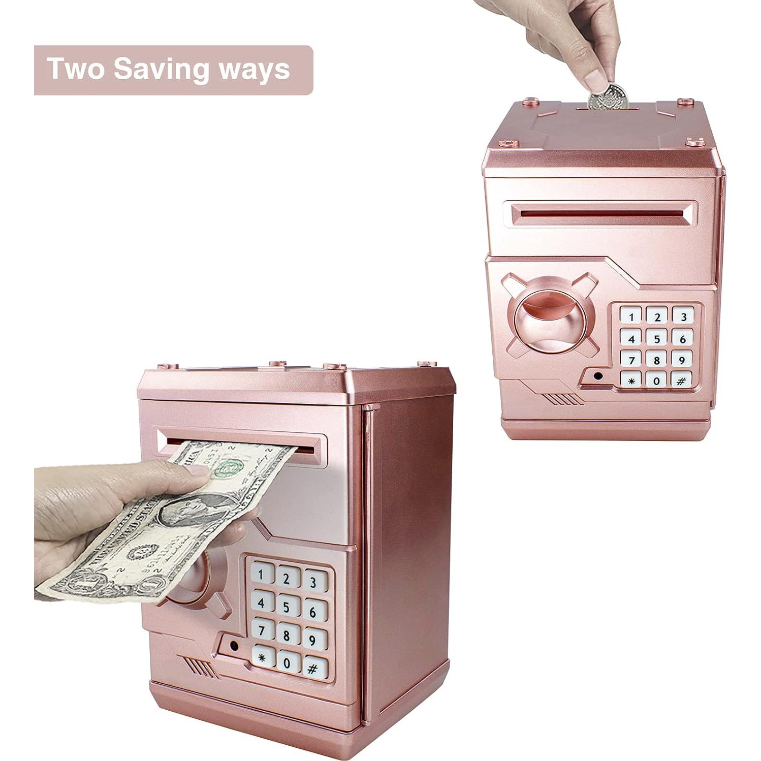 Banco de Ahorro Electrónico Cargooy WF-3001 Oro Rosa