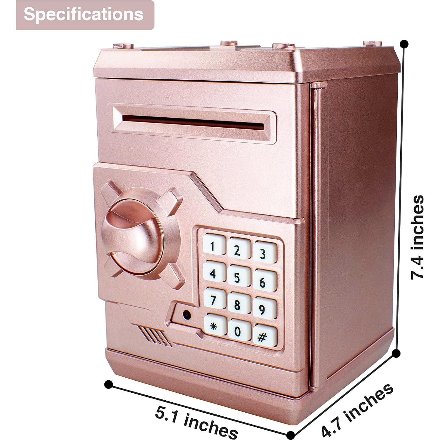 Banco de Ahorro Electrónico Cargooy WF-3001 Oro Rosa