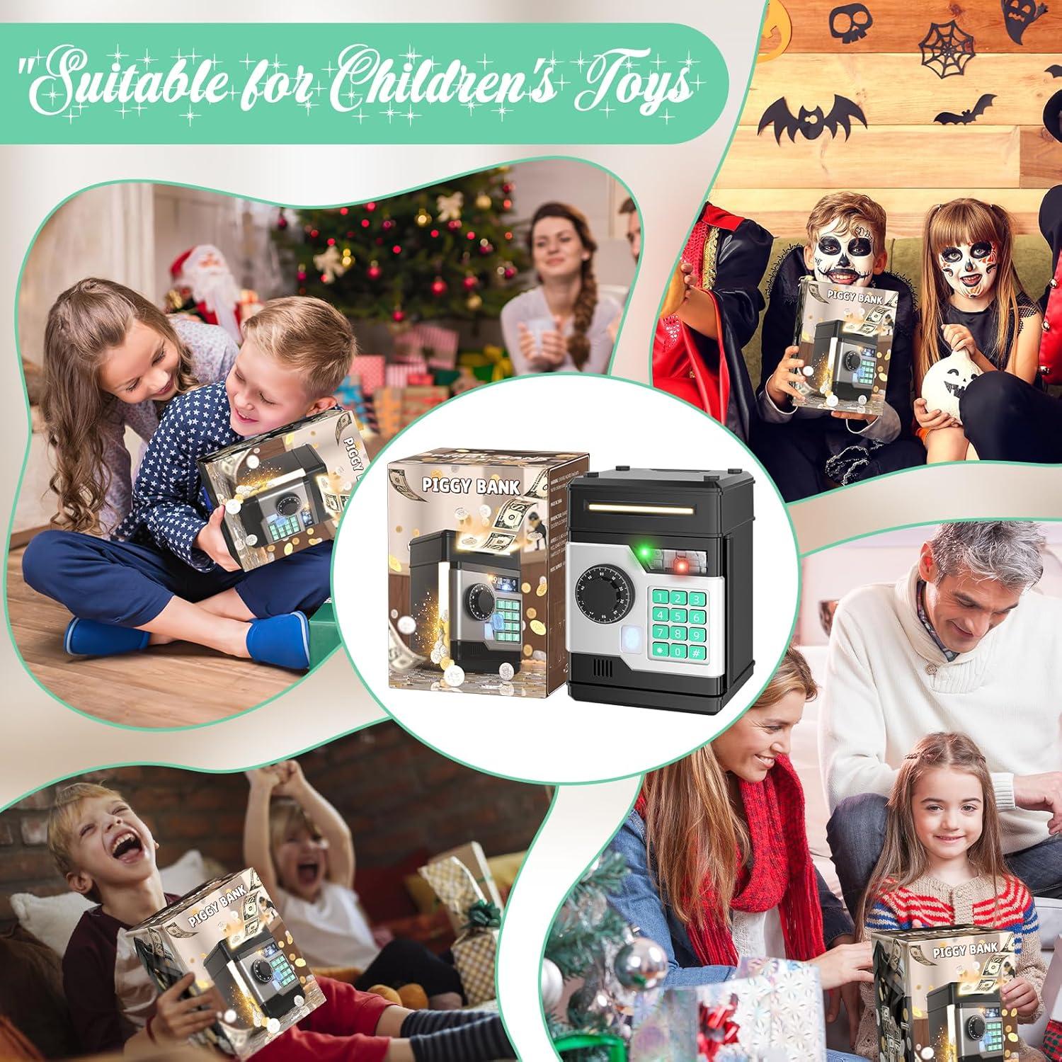 Hucha Electrónica Automática SHANTOU para Niños - Seguridad Huella Dactilar