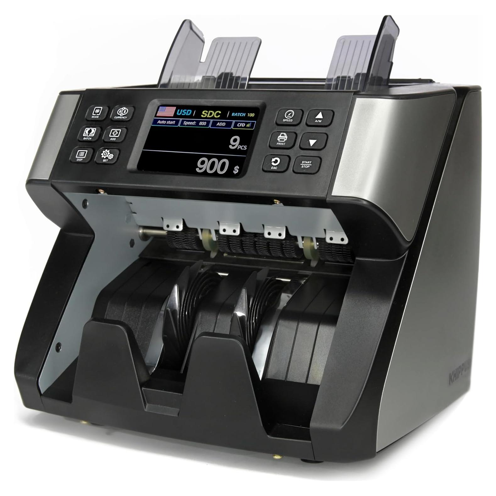 Máquina Contadora de Dinero KHIPPUS Pro5500, Detector Falsos