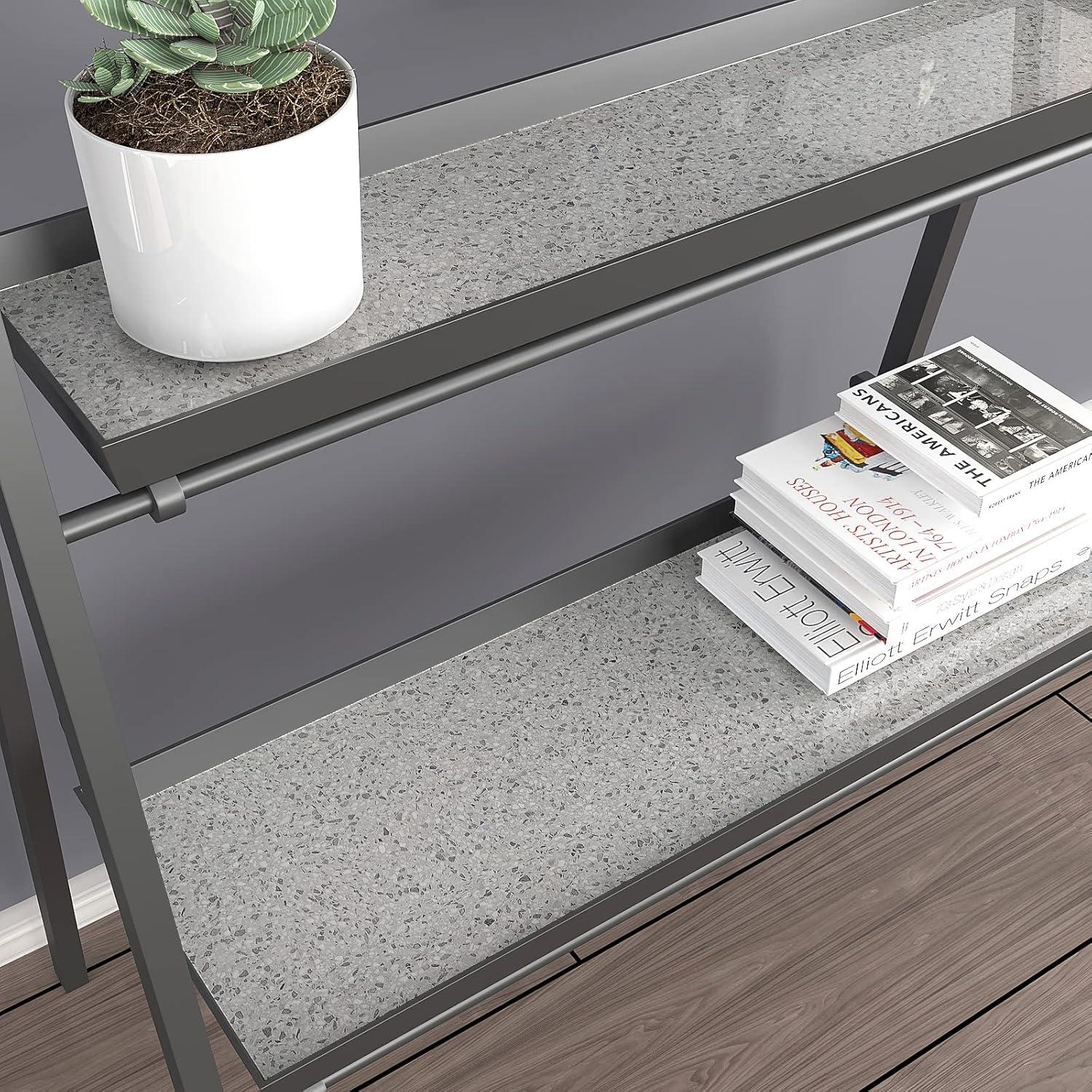 Papel Contacto VEELIKE Mármol Impermeable 81.3x900 cm Gris