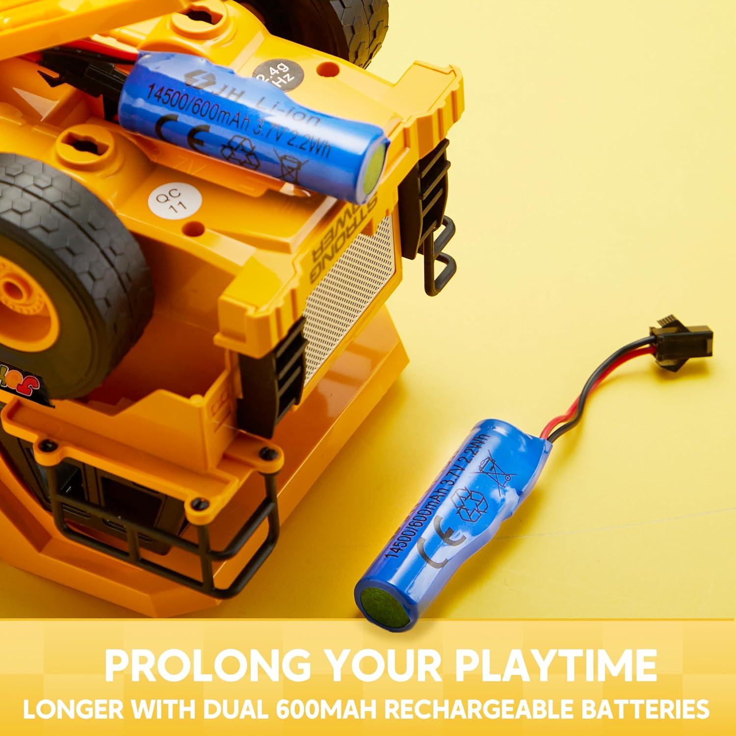 Camión Volquete RC Joyin 2.4GHz con Luces LED