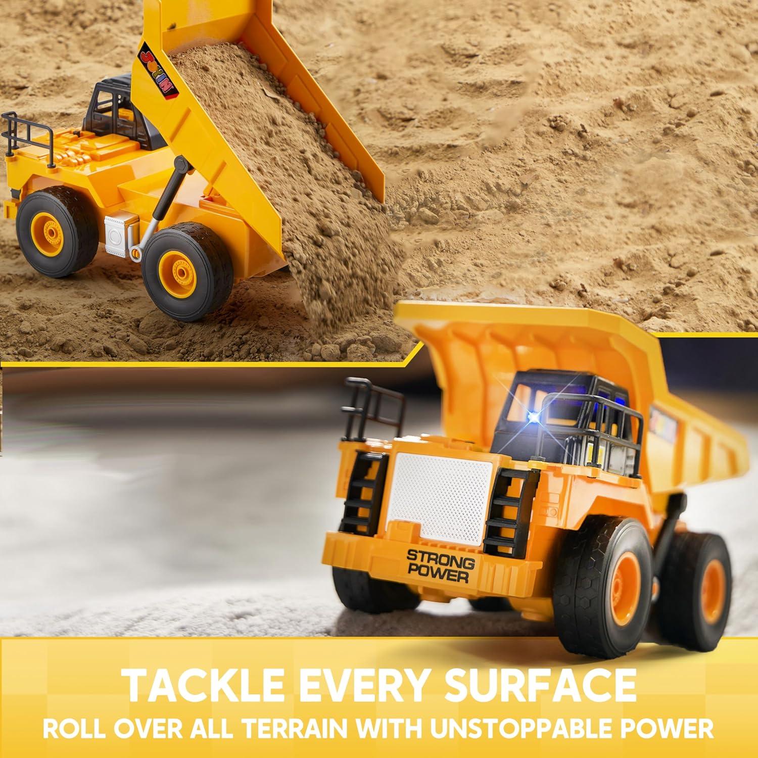 Camión Volquete RC Joyin 2.4GHz con Luces LED