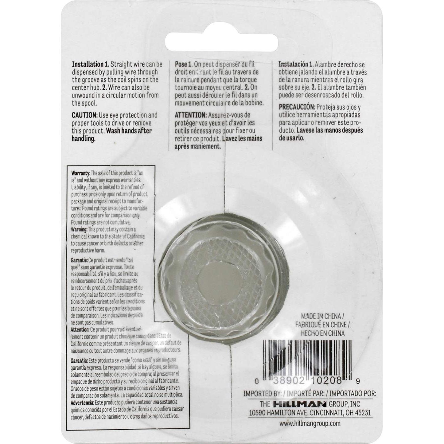 Alambre de Hobby Galvanizado Hillman 20 Gauge 2 Rollos 53.34 m