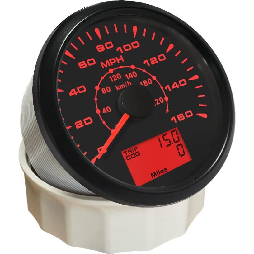 Velocímetro GPS ELING 220KM/H 85mm Impermeable 12V/24V