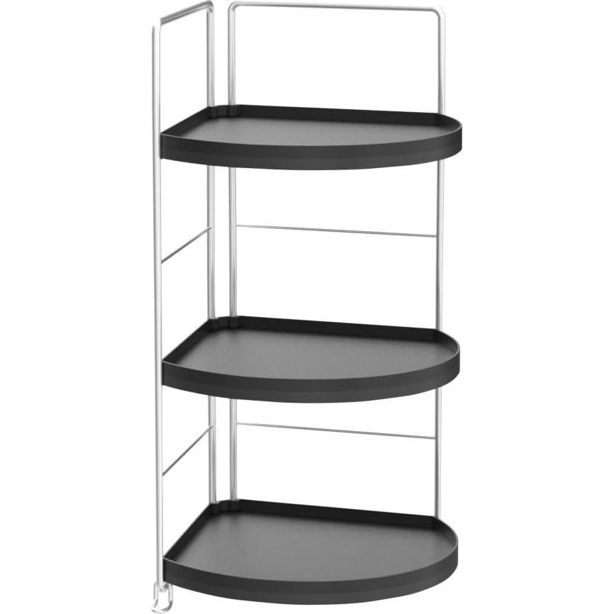 Organizador de baño de esquina 3 niveles JANUS LiANG 26.9 cm