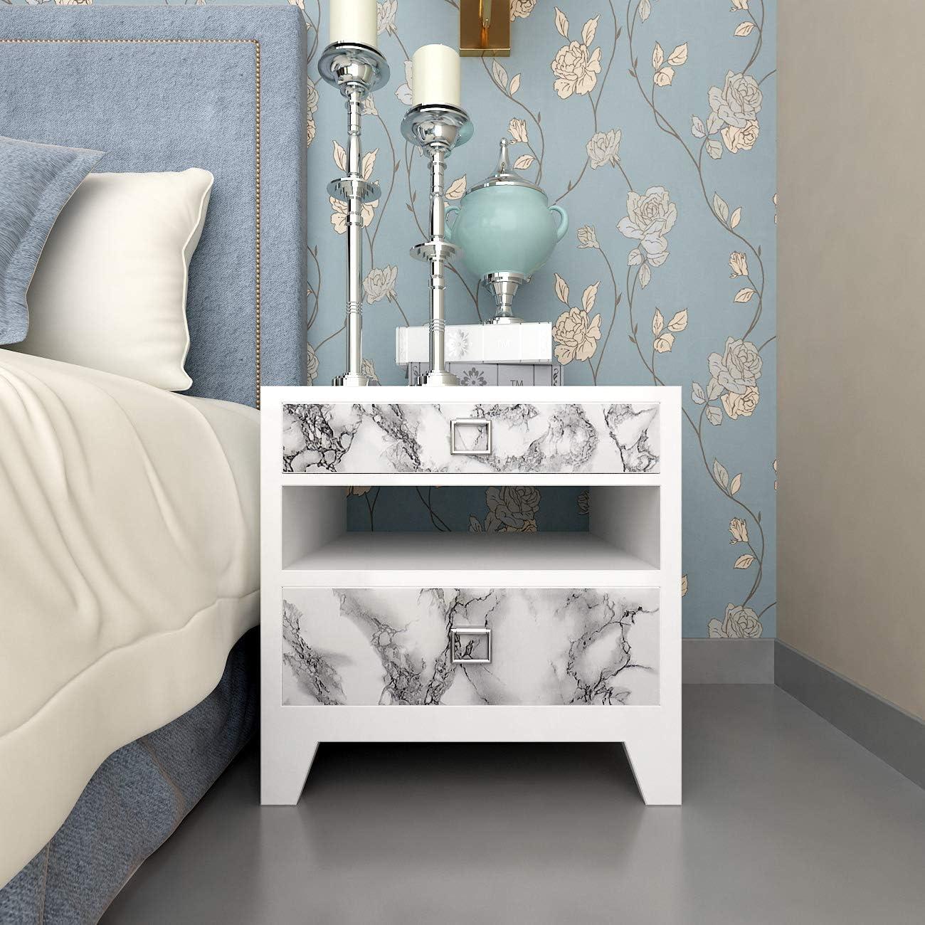 Papel Tapiz Autoadhesivo Livelynine Mármol Gris 2.01 m²