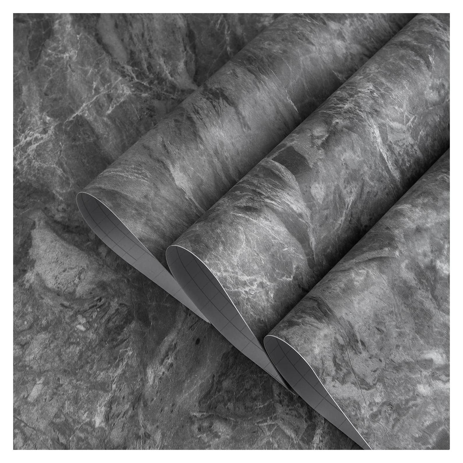 Papel Contacto Autoadhesivo TOTIO Mármol Gris 40x500 cm Mate