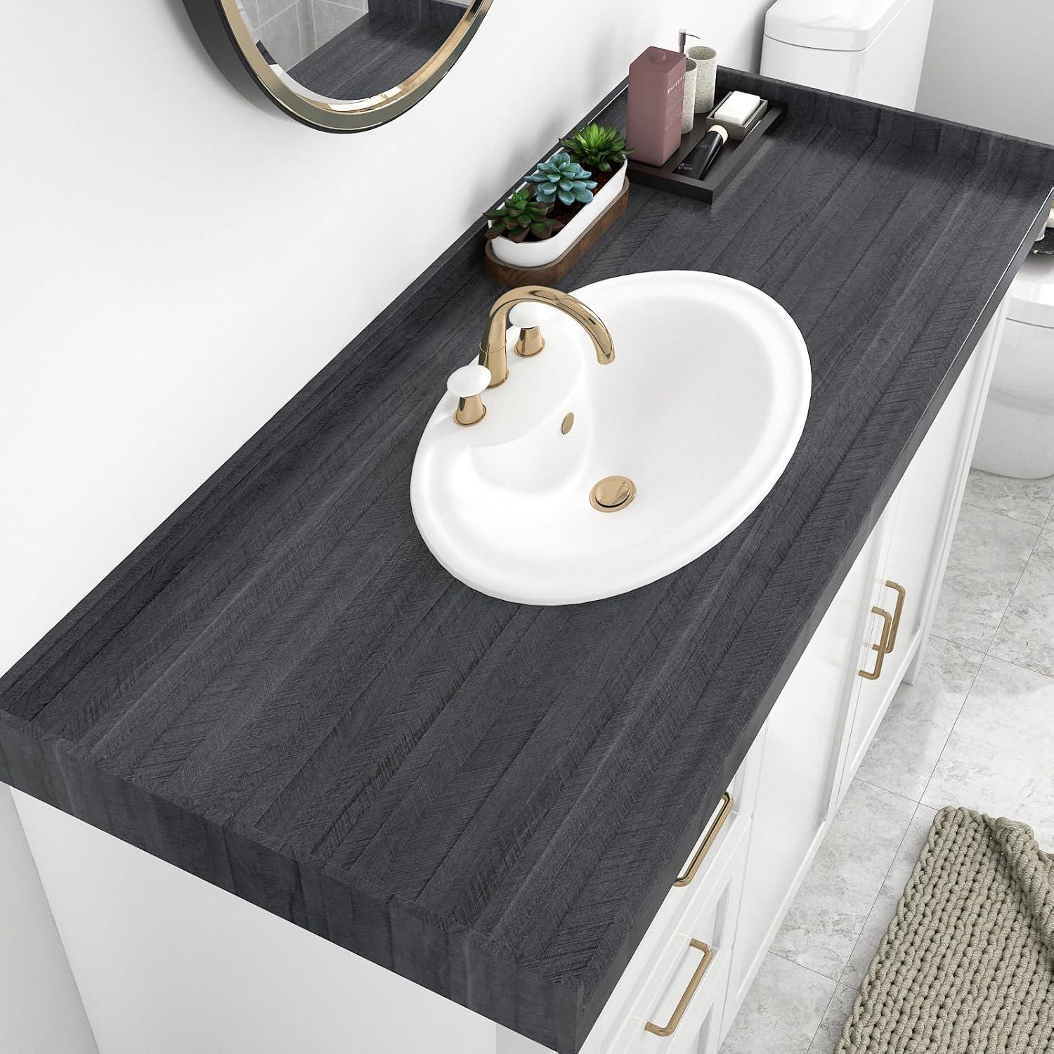 Papel Contacto Autoadhesivo WESTICK Madera Negra 0.8 m²