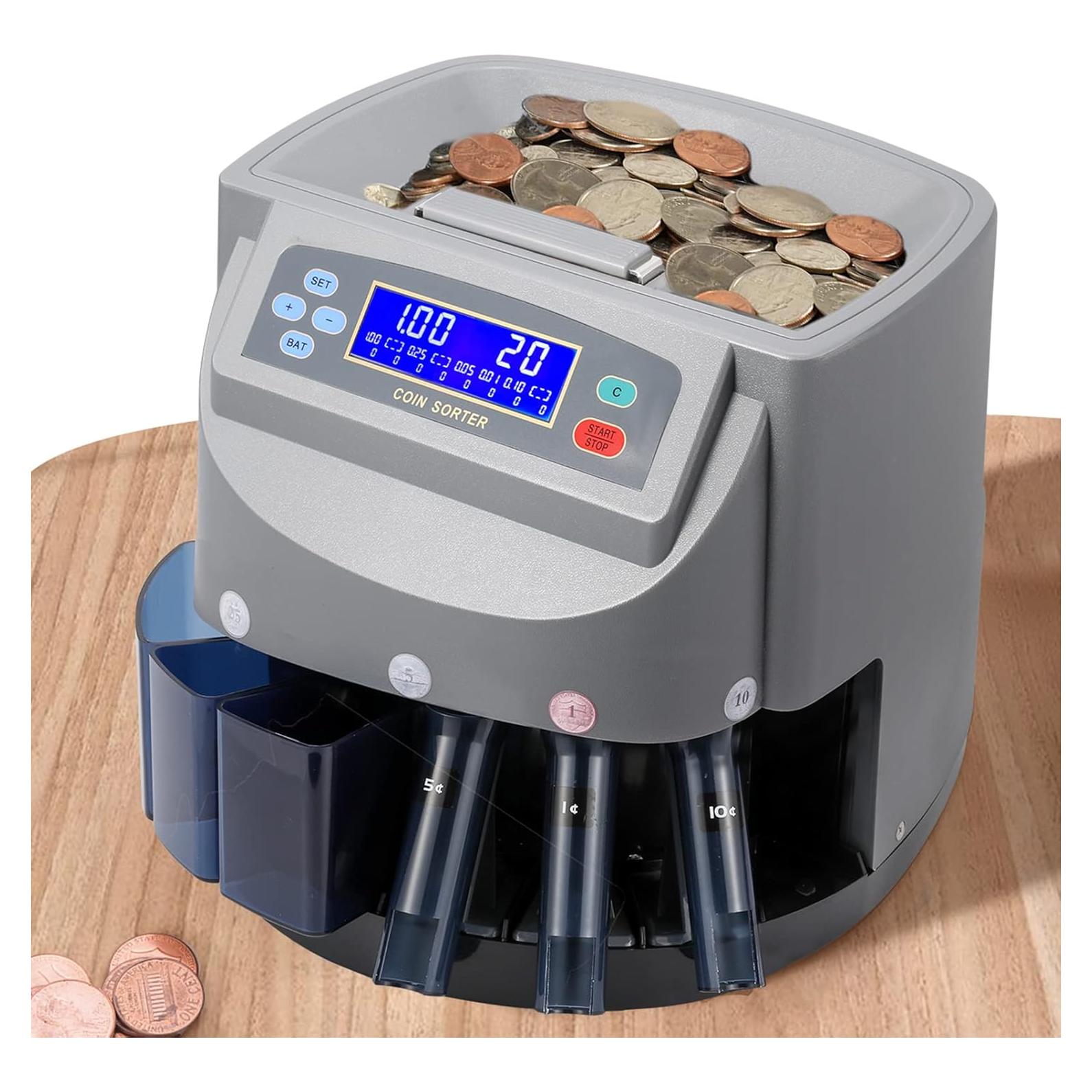 Máquina Contadora de Monedas Frifreego ZCQ-13, 250 monedas/min