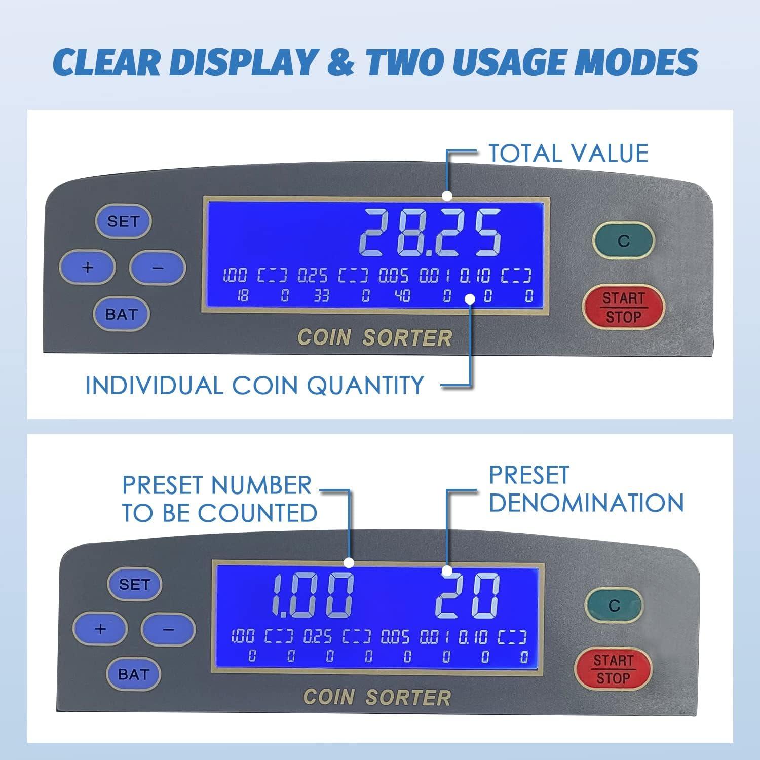 Máquina Contadora de Monedas Frifreego ZCQ-13, 250 monedas/min