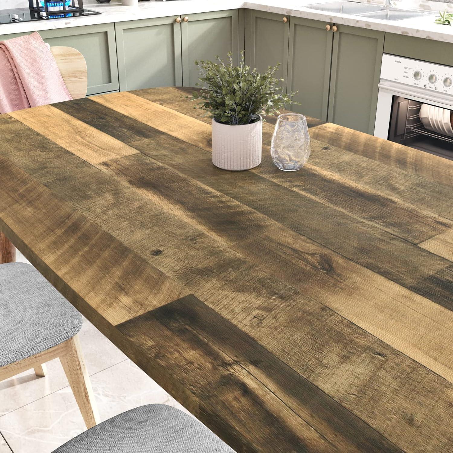 Papel Contacto de Madera Rústica WESTICK 40x1000 cm Impermeable