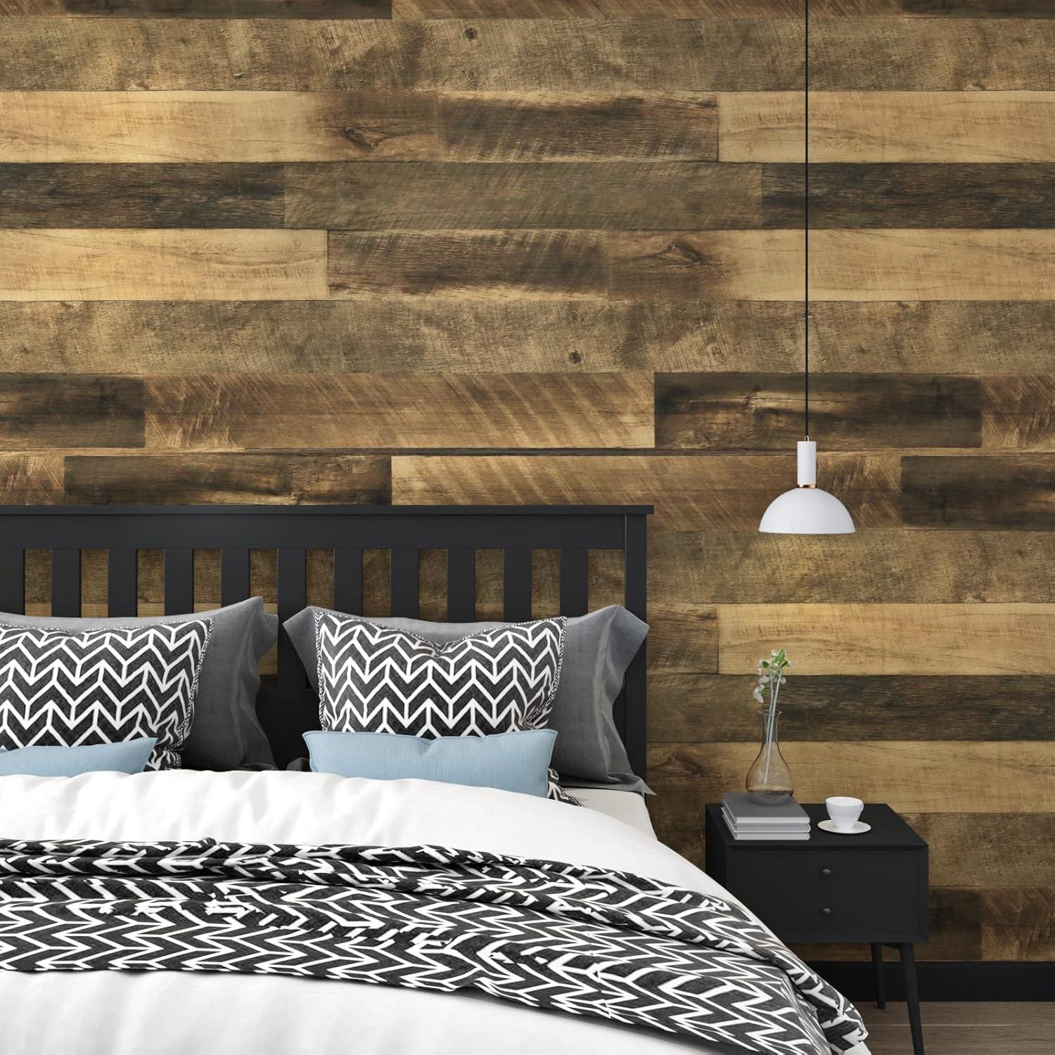 Papel Contacto de Madera Rústica WESTICK 40x1000 cm Impermeable