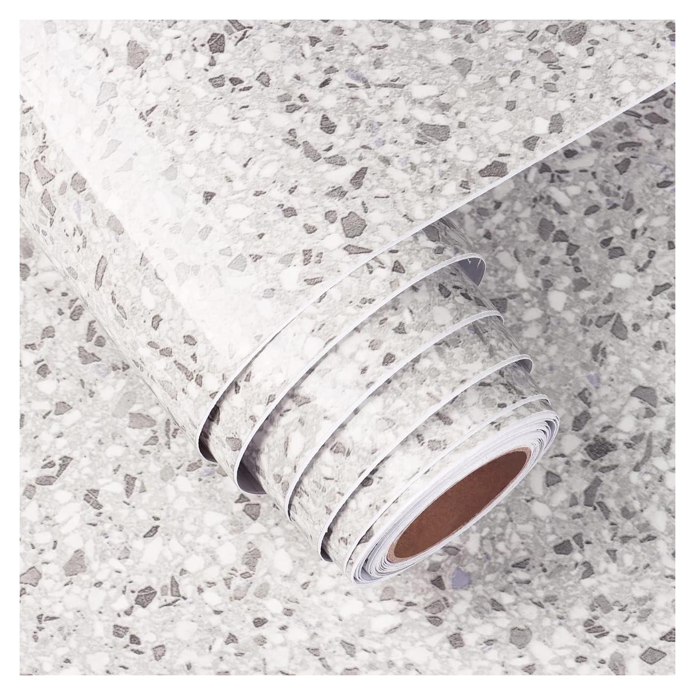 Papel Contacto Autoadhesivo FunStick Granito Gris 30CMx5M