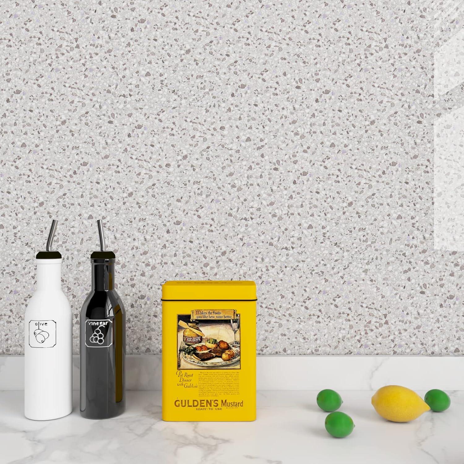 Papel Contacto Autoadhesivo FunStick Granito Gris 30CMx5M