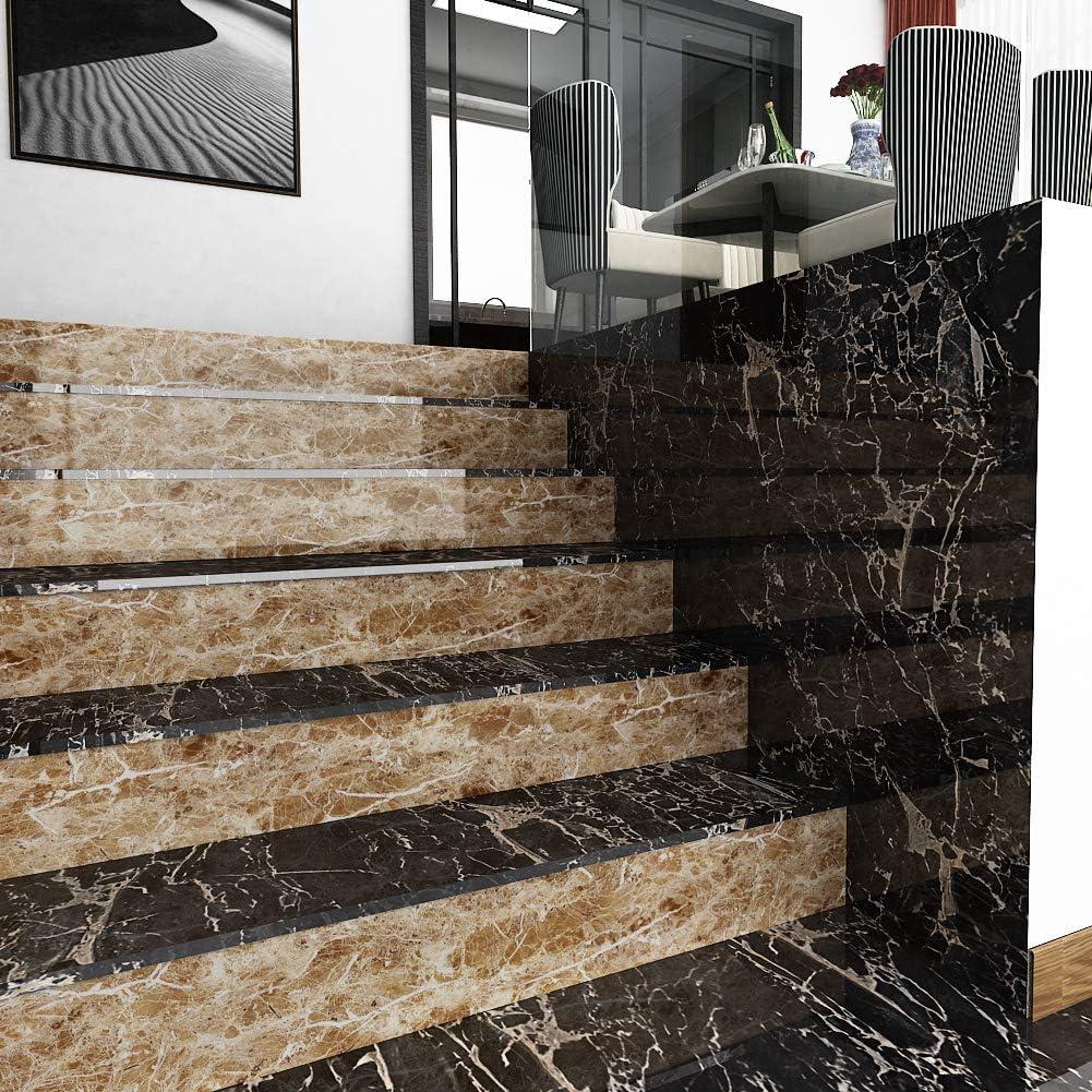 Papel Contacto Impermeable Livelynine 91.44x500.18cm Mármol Café