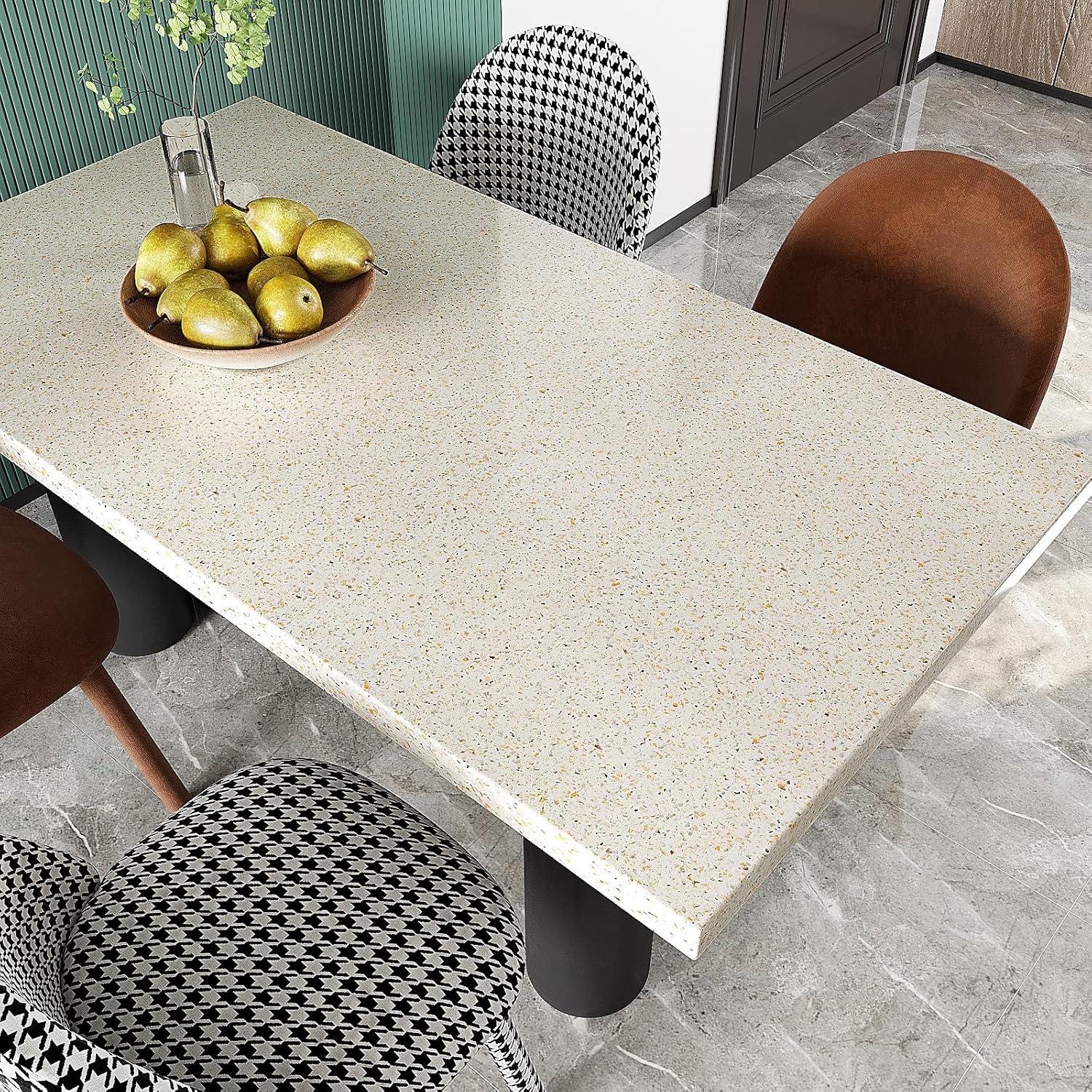 Papel Contacto VEELIKE 900.6cm x 81.3cm Beige Mármol Brillante