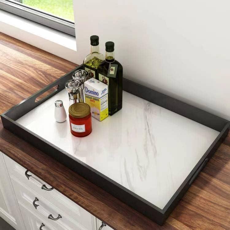 Papel Contacto de Mármol Blanco YENHOME 0.765x3m Impermeable